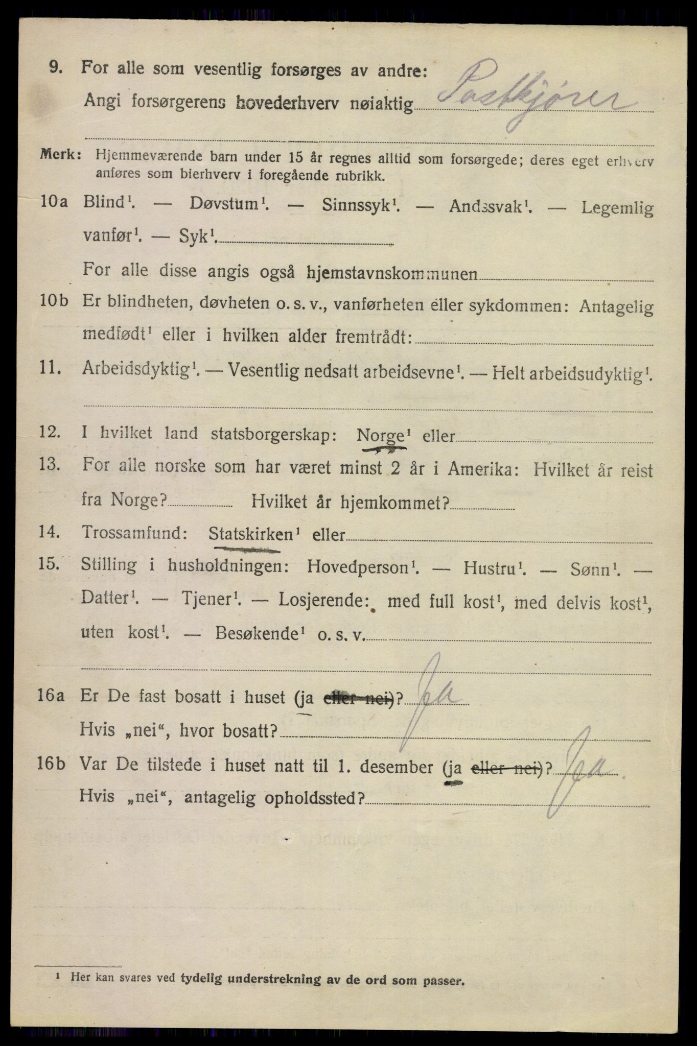 SAKO, 1920 census for Sem, 1920, p. 13390