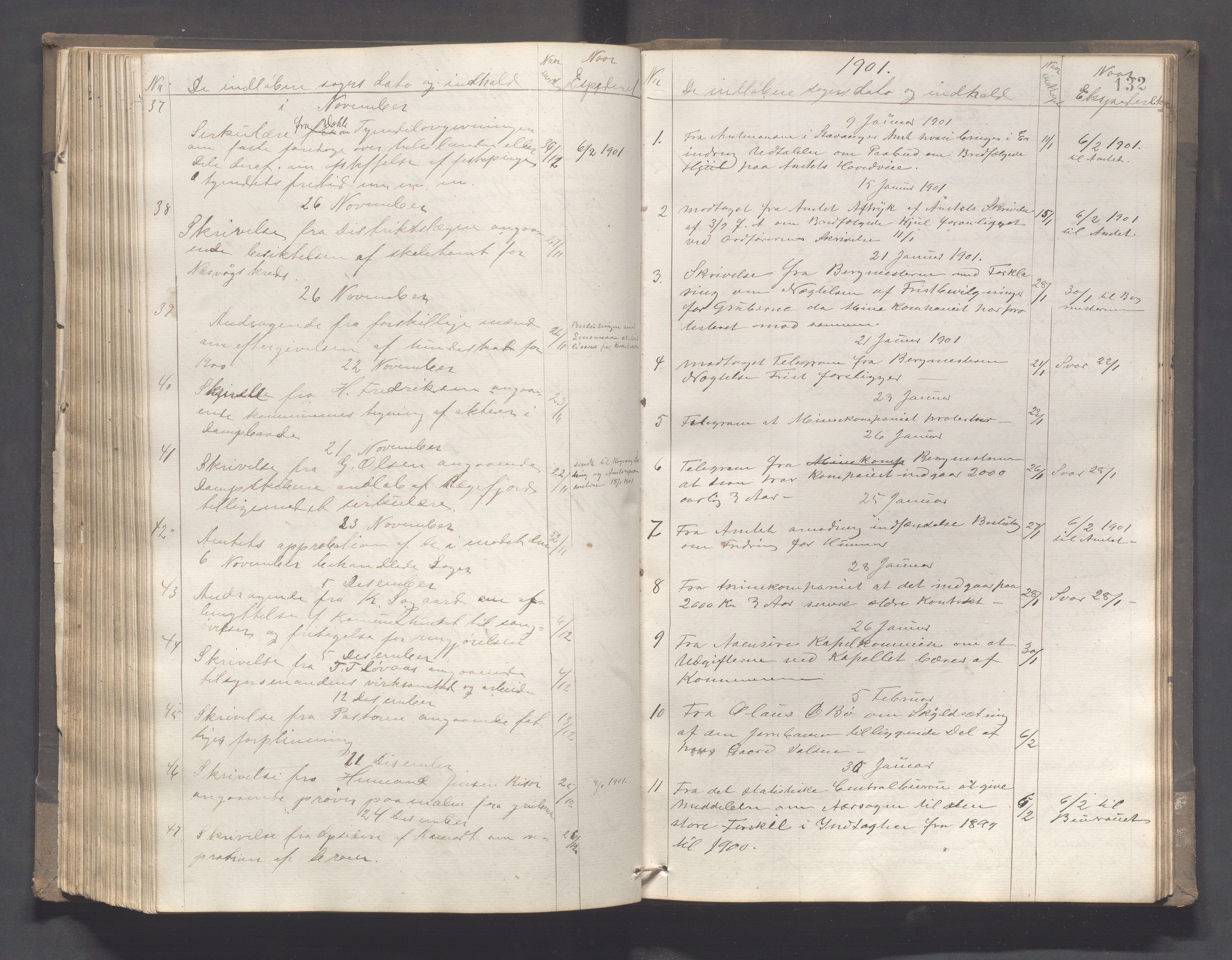 Sokndal kommune - Formannskapet/Sentraladministrasjonen, IKAR/K-101099/C/Ca/L0002: Journal, 1873-1904, p. 132