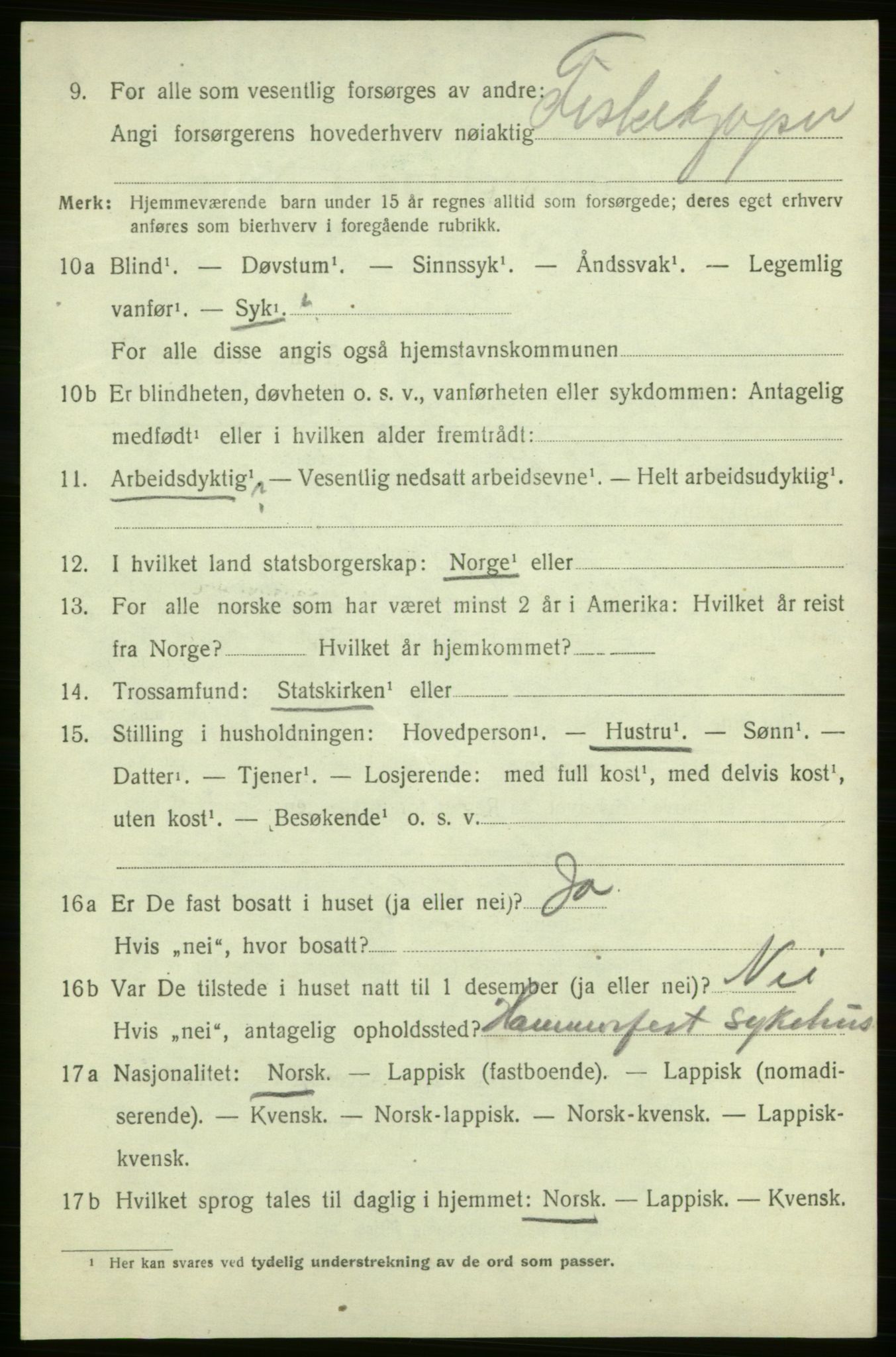 SATØ, 1920 census for Måsøy, 1920, p. 2197