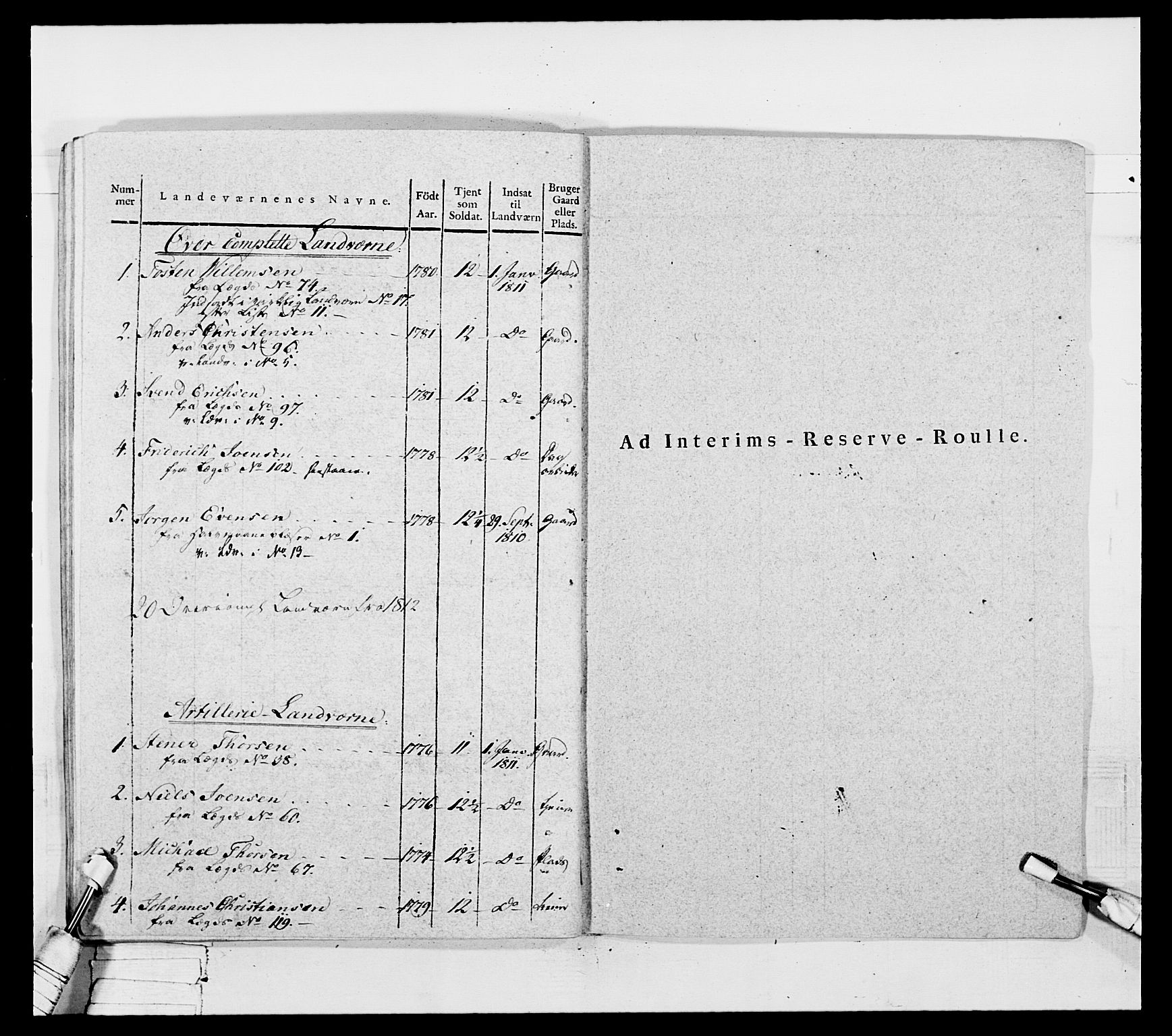 Generalitets- og kommissariatskollegiet, Det kongelige norske kommissariatskollegium, AV/RA-EA-5420/E/Eh/L0050: Akershusiske skarpskytterregiment, 1812, p. 207