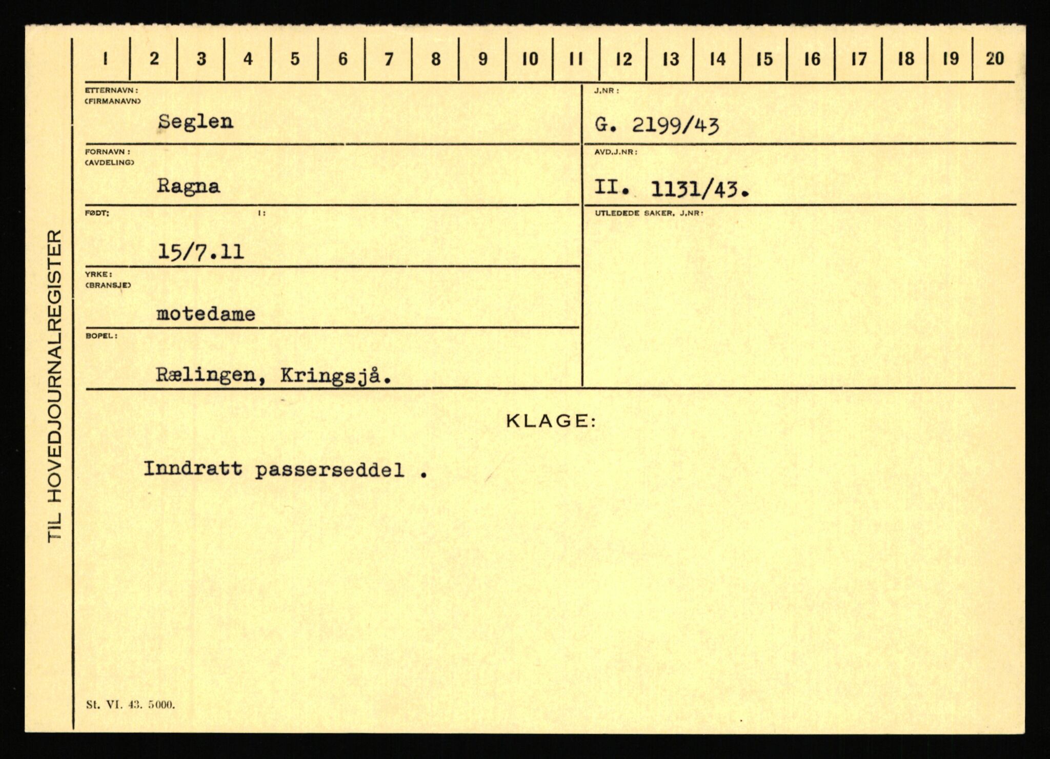 Statspolitiet - Hovedkontoret / Osloavdelingen, AV/RA-S-1329/C/Ca/L0013: Raa - Servold, 1943-1945, p. 4635