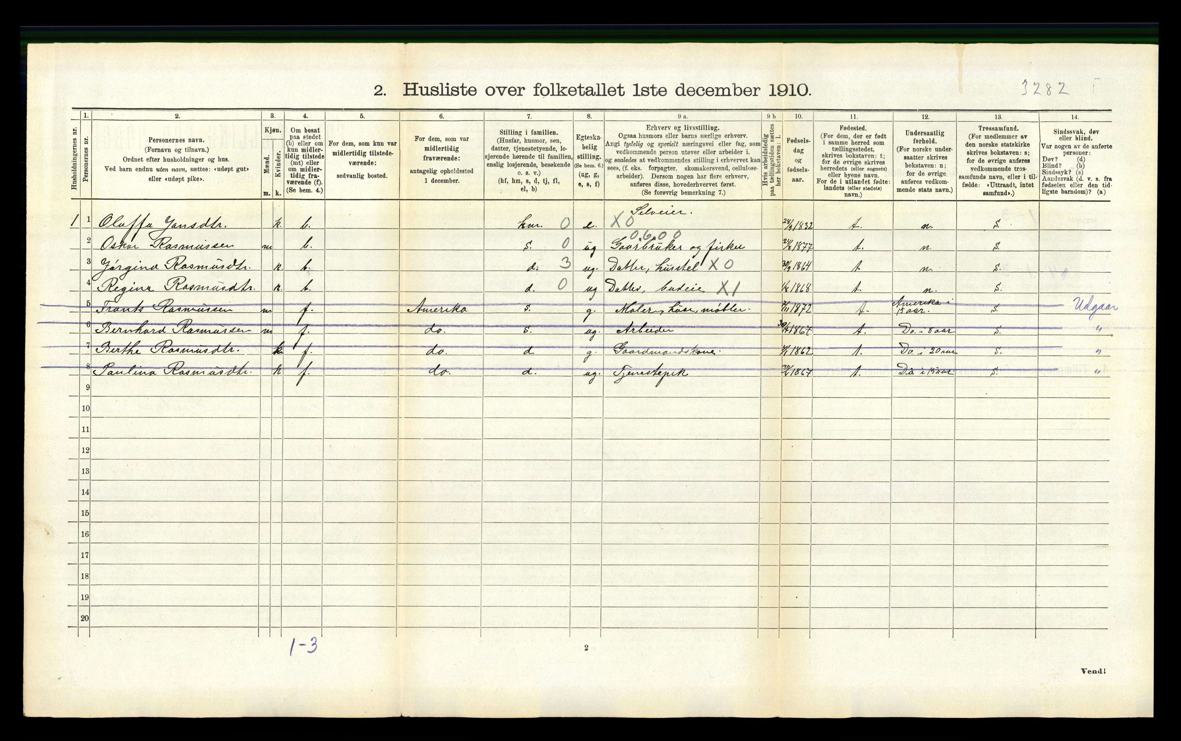 RA, 1910 census for Herøy, 1910, p. 445