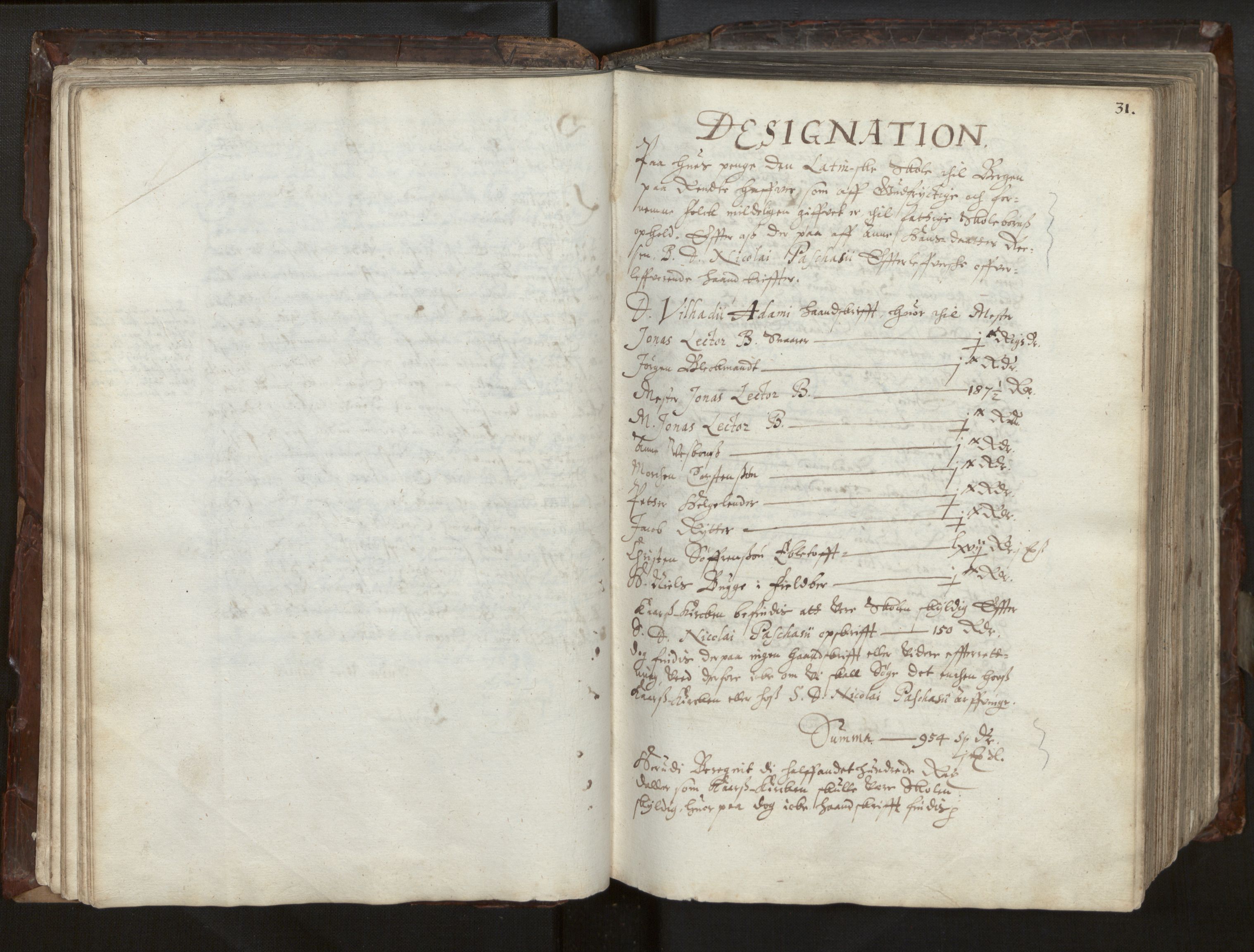 Bjørgvin biskop, AV/SAB-A-5601/Ga/L0014: Jordebøker for geistleg gods og andre rekneskapsprotokollar, 1609-1737, p. 30b-31a