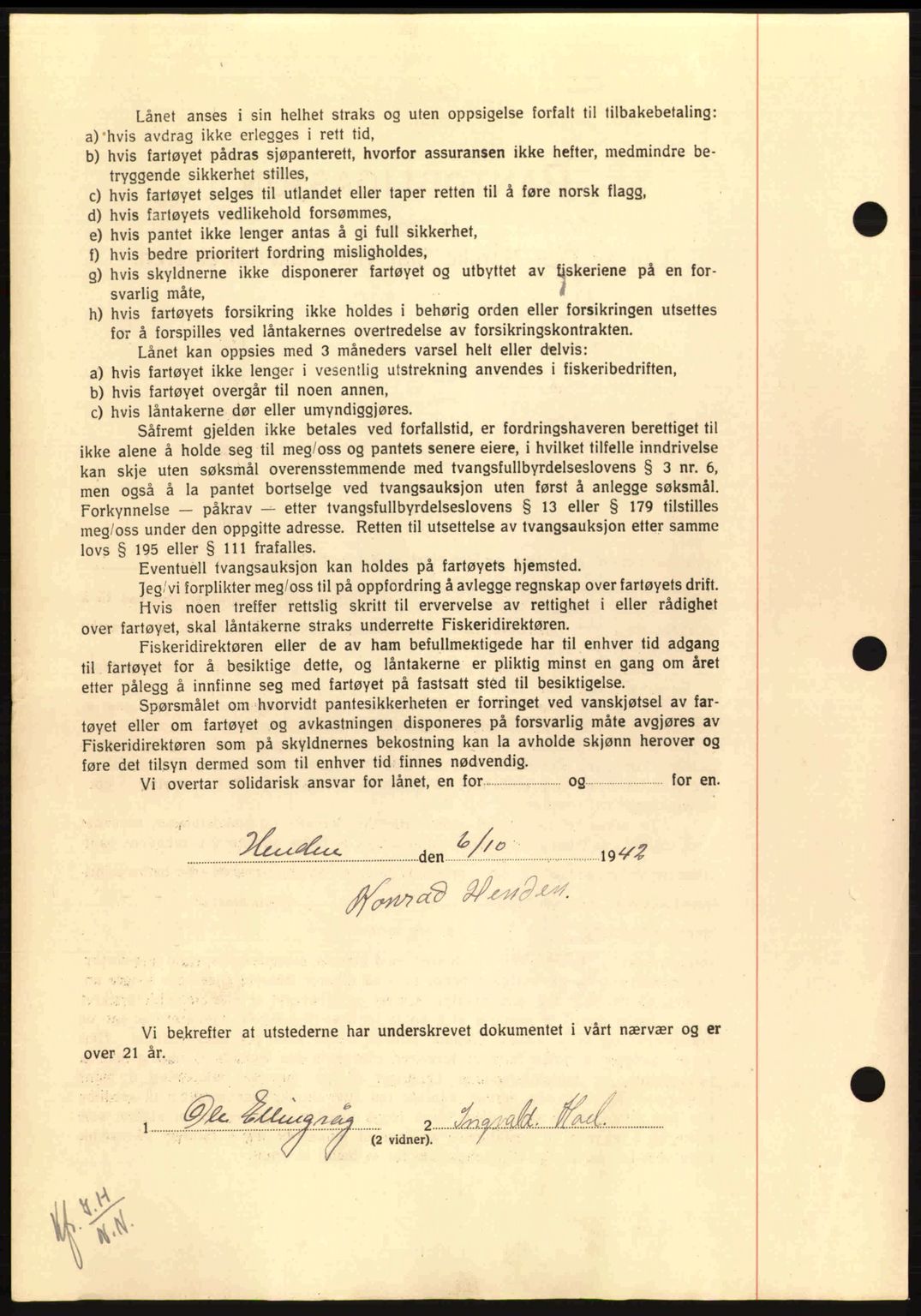 Nordmøre sorenskriveri, AV/SAT-A-4132/1/2/2Ca: Mortgage book no. B90, 1942-1943, Diary no: : 2799/1942