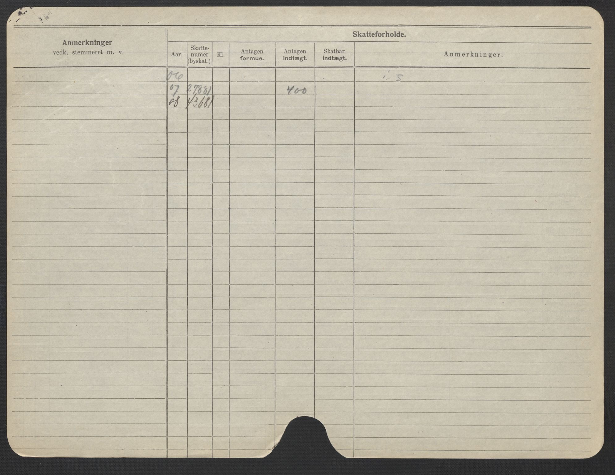 Oslo folkeregister, Registerkort, AV/SAO-A-11715/F/Fa/Fac/L0025: Kvinner, 1906-1914, p. 922b