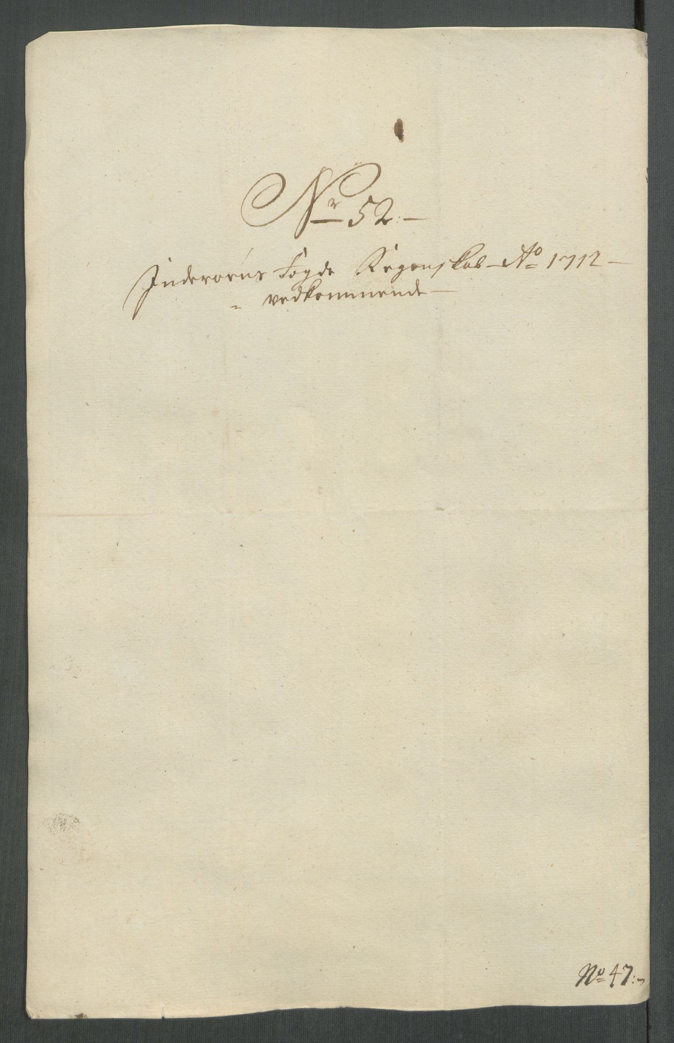 Rentekammeret inntil 1814, Reviderte regnskaper, Fogderegnskap, AV/RA-EA-4092/R63/L4320: Fogderegnskap Inderøy, 1712, p. 354