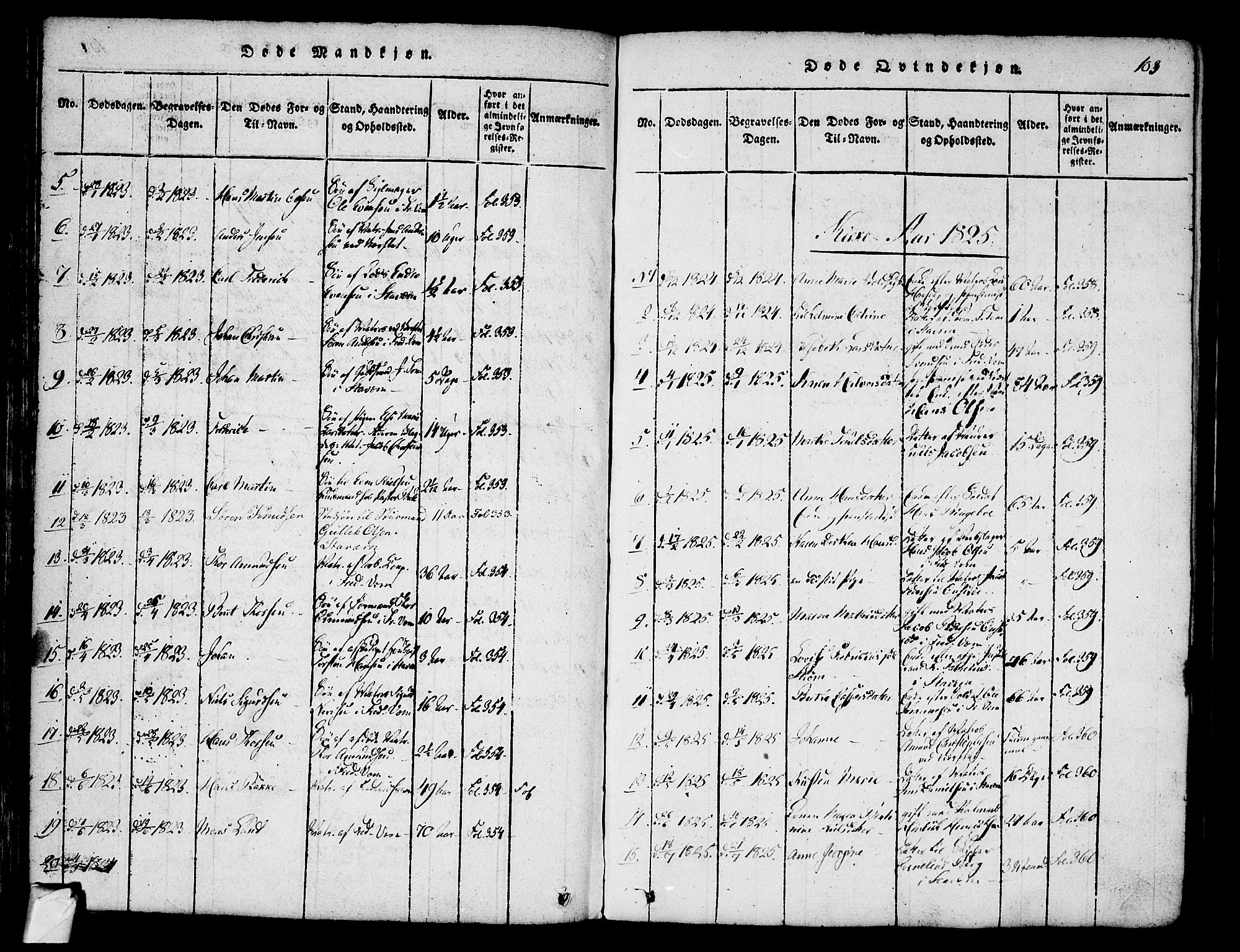 Stavern kirkebøker, SAKO/A-318/F/Fa/L0006: Parish register (official) no. 6, 1816-1839, p. 103