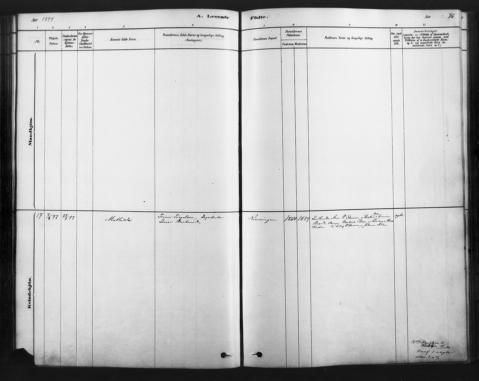 Åmot prestekontor, Hedmark, SAH/PREST-056/H/Ha/Haa/L0012: Parish register (official) no. 12, 1878-1901, p. 86