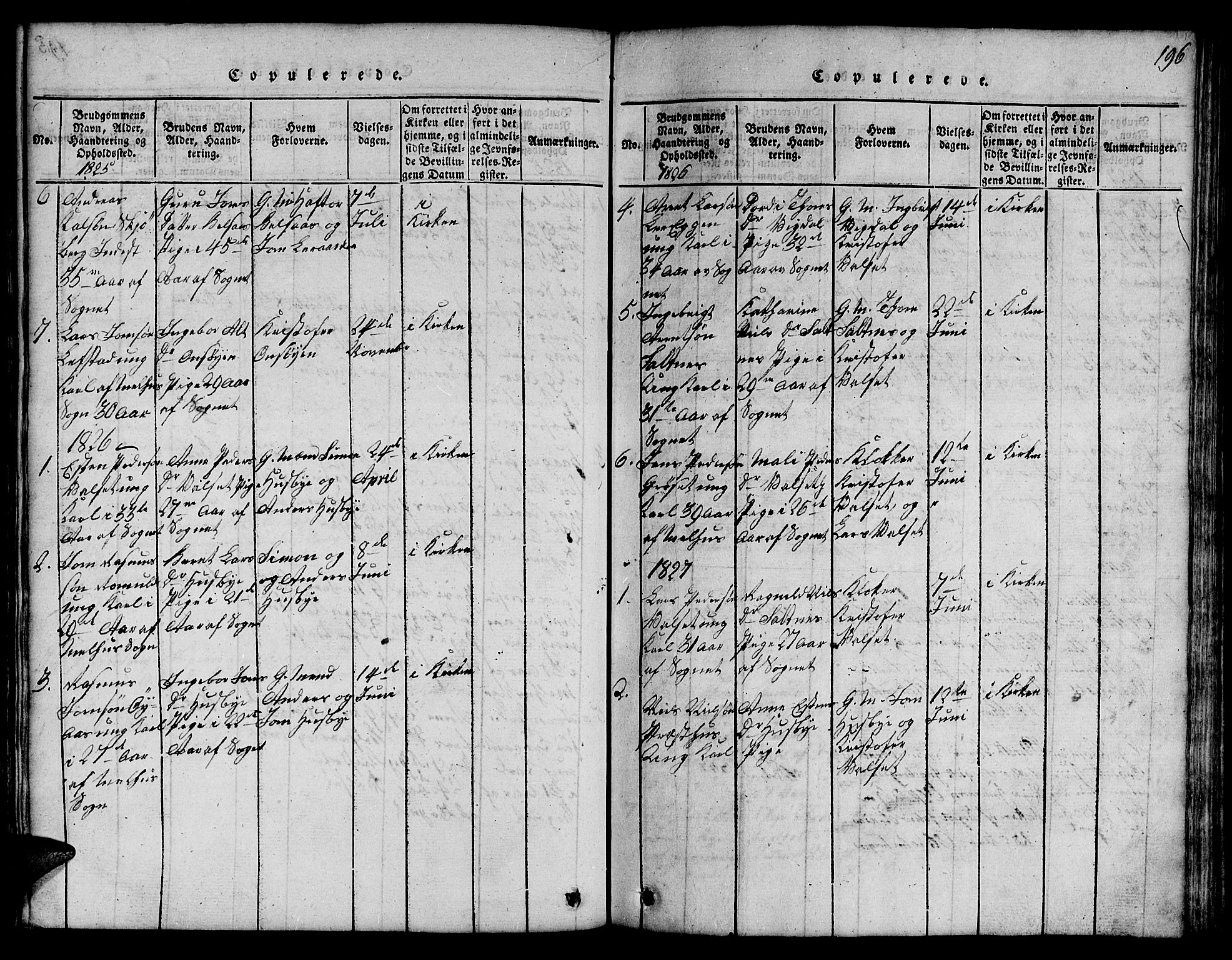 Ministerialprotokoller, klokkerbøker og fødselsregistre - Sør-Trøndelag, AV/SAT-A-1456/666/L0788: Parish register (copy) no. 666C01, 1816-1847, p. 196