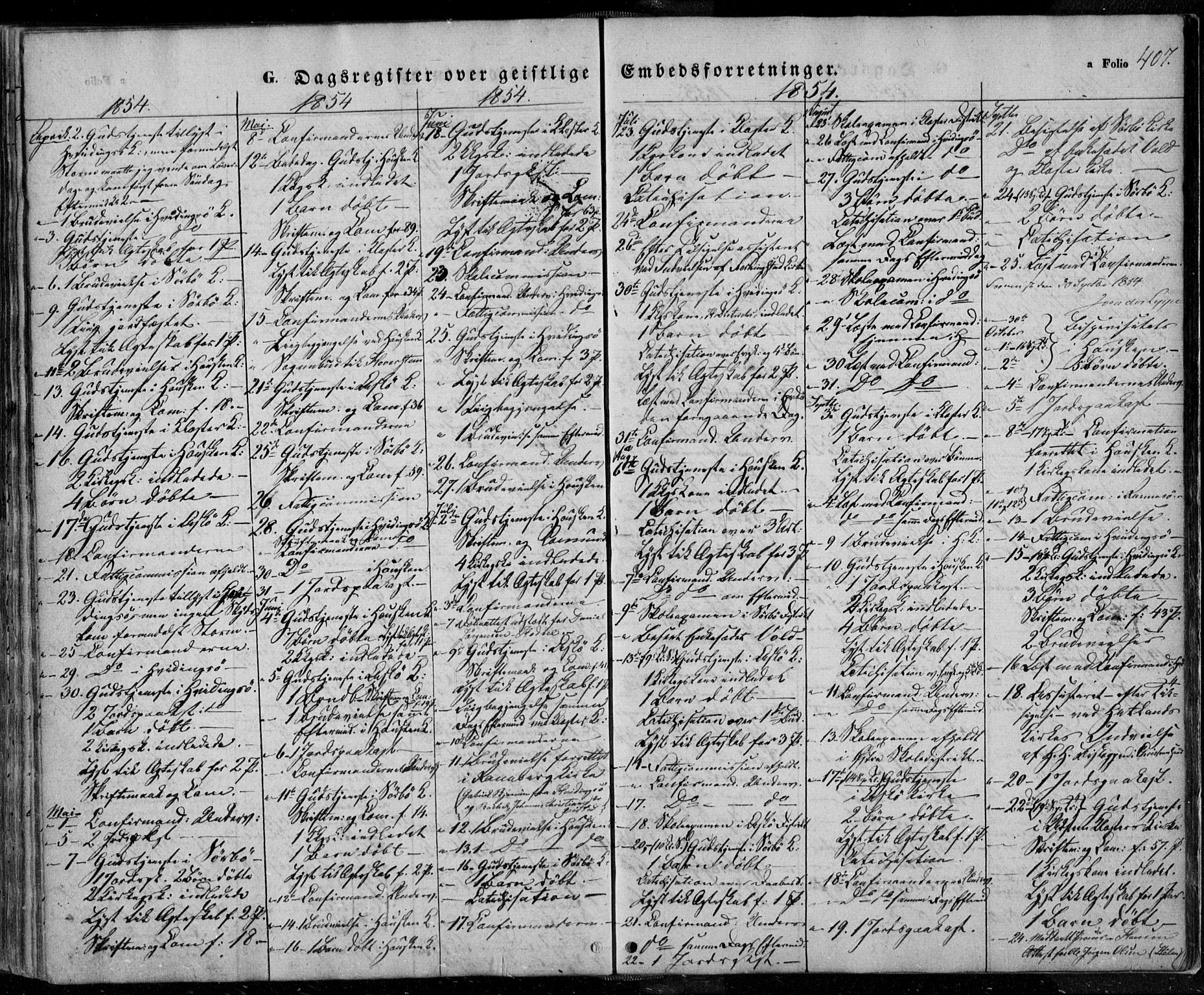 Rennesøy sokneprestkontor, AV/SAST-A -101827/H/Ha/Haa/L0005: Parish register (official) no. A 5, 1838-1859, p. 407