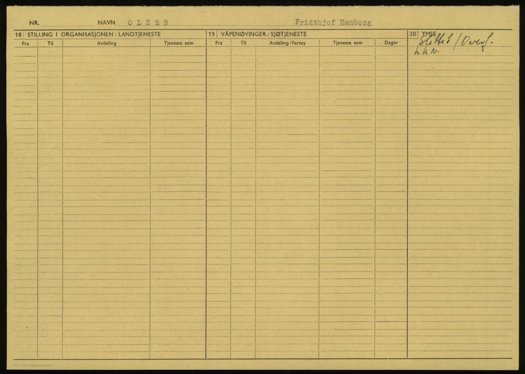 Forsvaret, Varanger bataljon, AV/RA-RAFA-2258/1/D/L0457: Rulleblad og tjenesteuttalelser for befal født 1910, 1920 og 1930, 1910-1930, p. 23