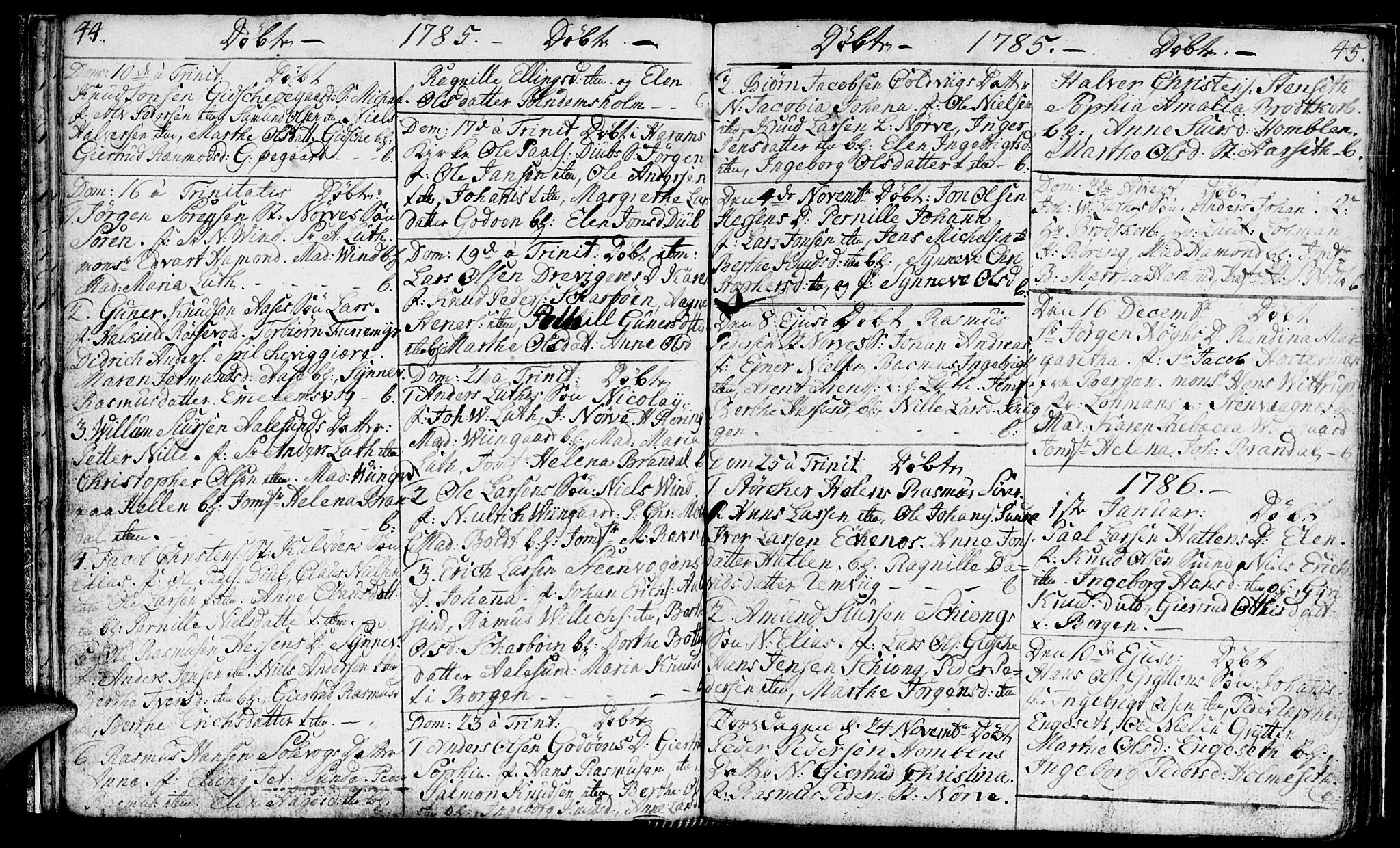 Ministerialprotokoller, klokkerbøker og fødselsregistre - Møre og Romsdal, SAT/A-1454/528/L0421: Parish register (copy) no. 528C02, 1785-1800, p. 44-45