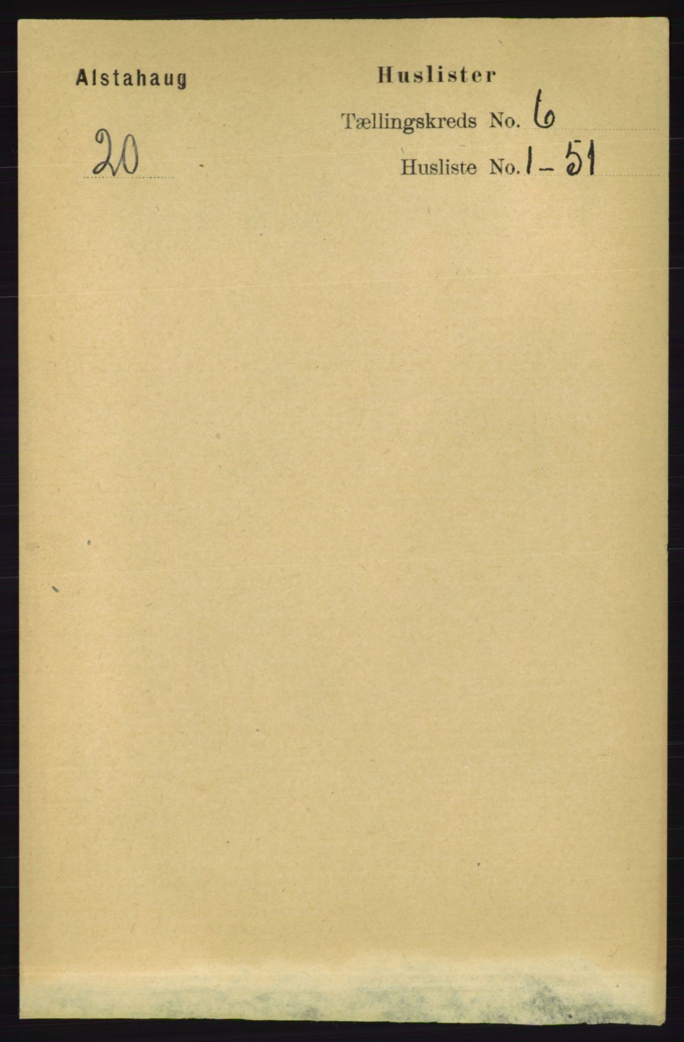 RA, 1891 census for 1820 Alstahaug, 1891, p. 2044