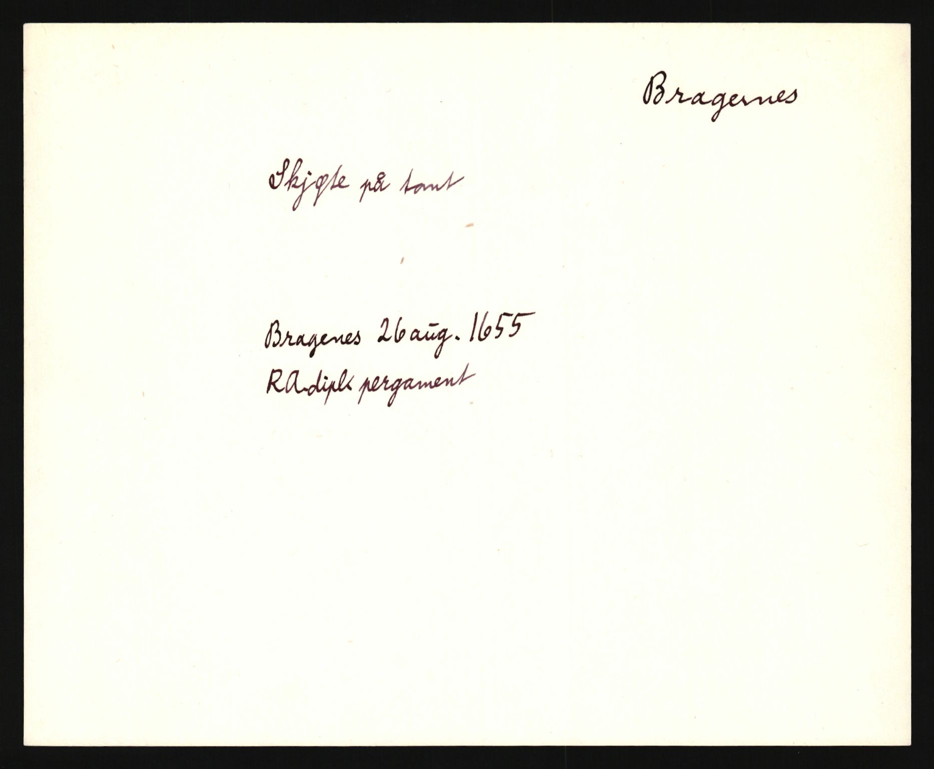 Riksarkivets diplomsamling, AV/RA-EA-5965/F35/F35e/L0015: Registreringssedler Buskerud 4, 1400-1700, p. 11