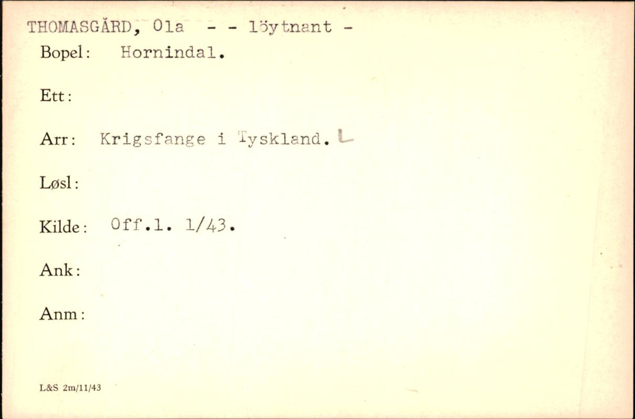 Forsvaret, Forsvarets krigshistoriske avdeling, AV/RA-RAFA-2017/Y/Yf/L0200: II-C-11-2102  -  Norske krigsfanger i Tyskland, 1940-1945, p. 1055