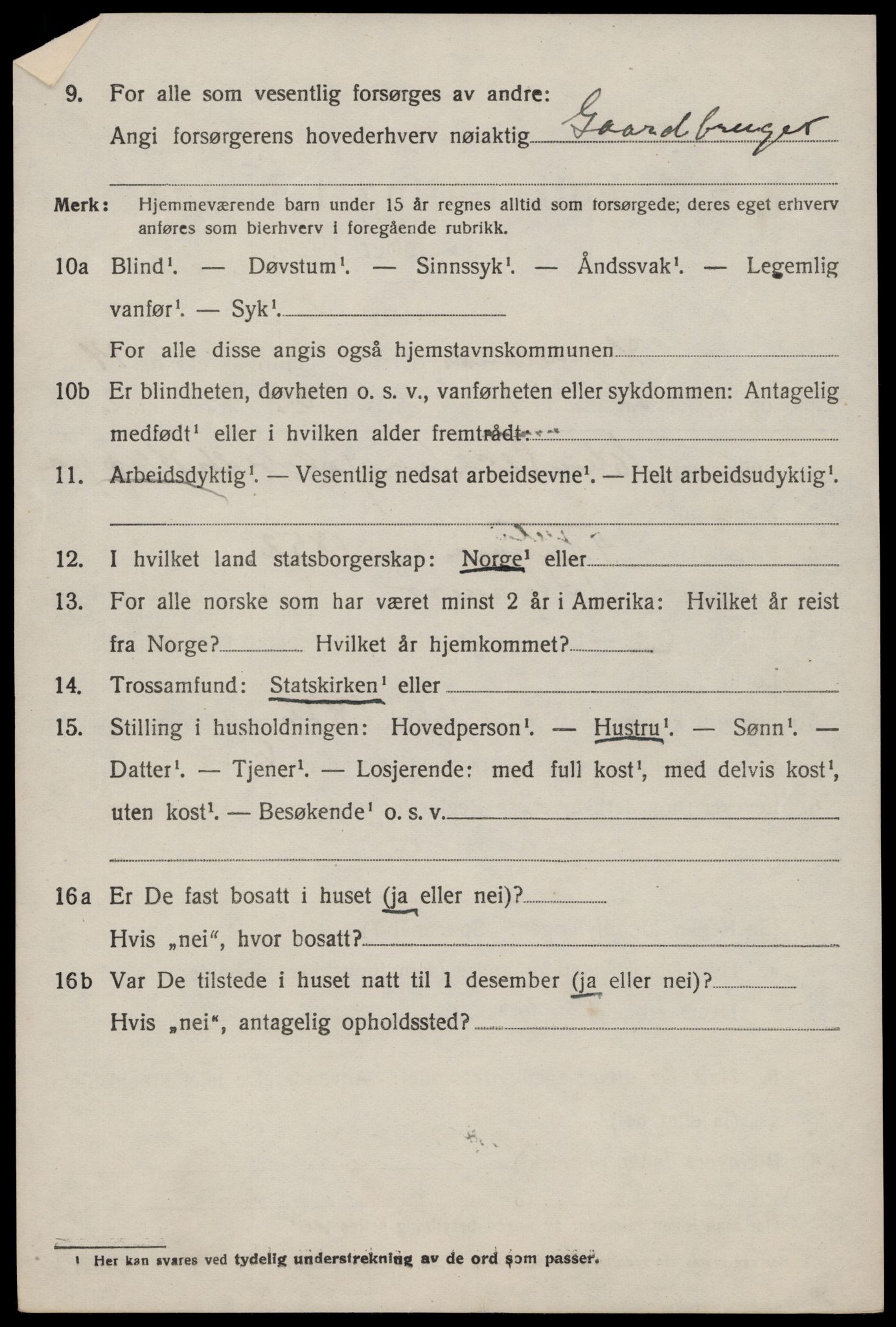 SAST, 1920 census for Hjelmeland, 1920, p. 4422