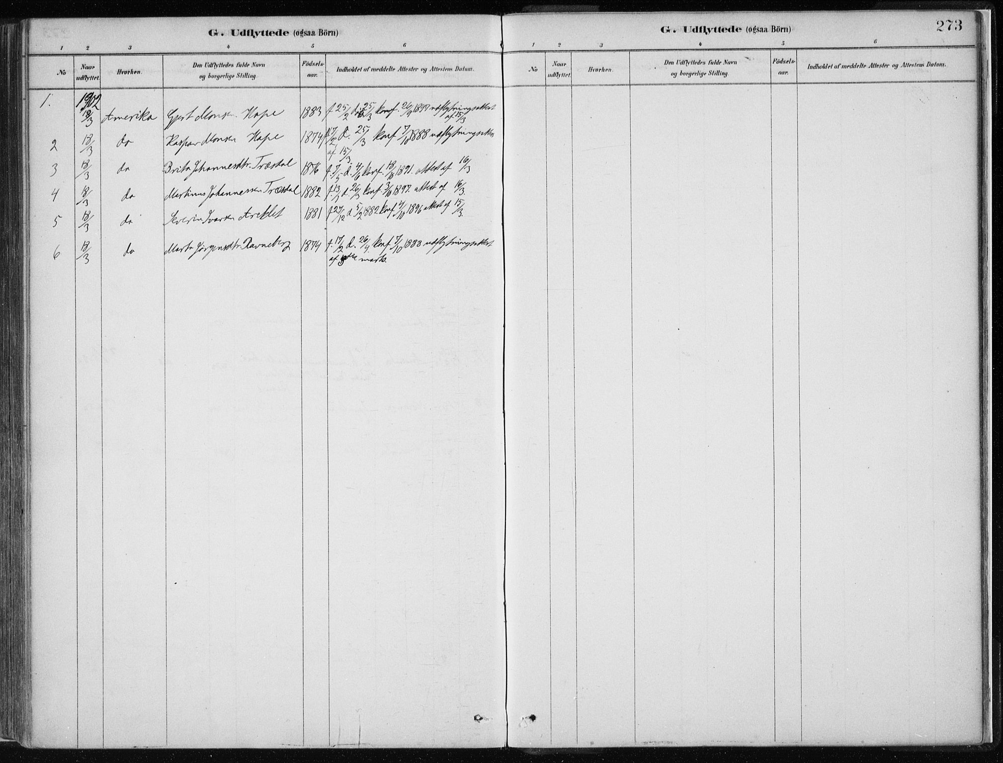 Masfjorden Sokneprestembete, SAB/A-77001: Parish register (official) no. B  1, 1876-1899, p. 273