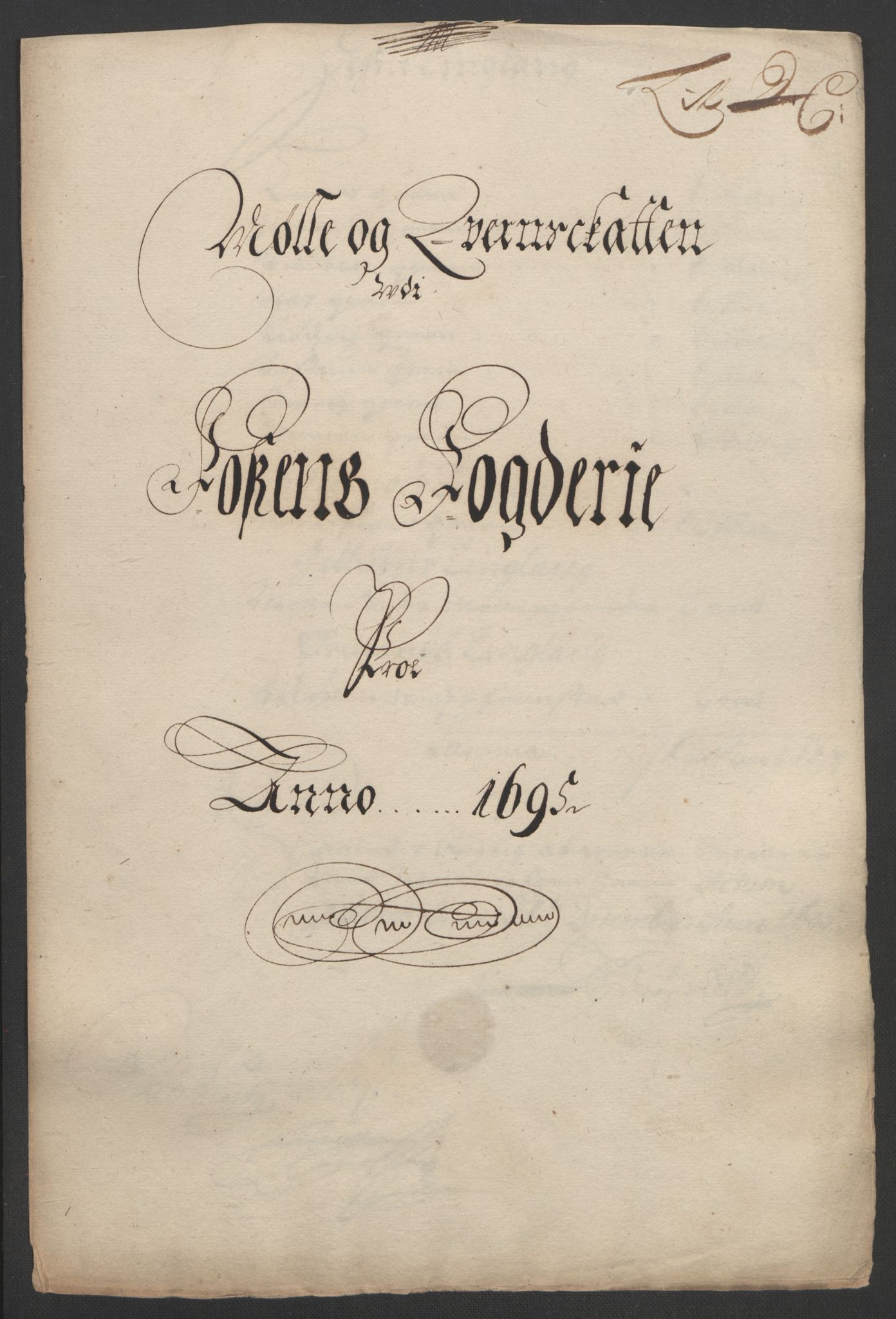 Rentekammeret inntil 1814, Reviderte regnskaper, Fogderegnskap, RA/EA-4092/R57/L3851: Fogderegnskap Fosen, 1695-1696, p. 78