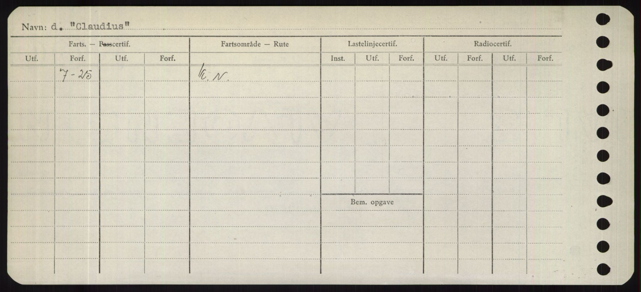 Sjøfartsdirektoratet med forløpere, Skipsmålingen, RA/S-1627/H/Hd/L0008: Fartøy, C-D, p. 60