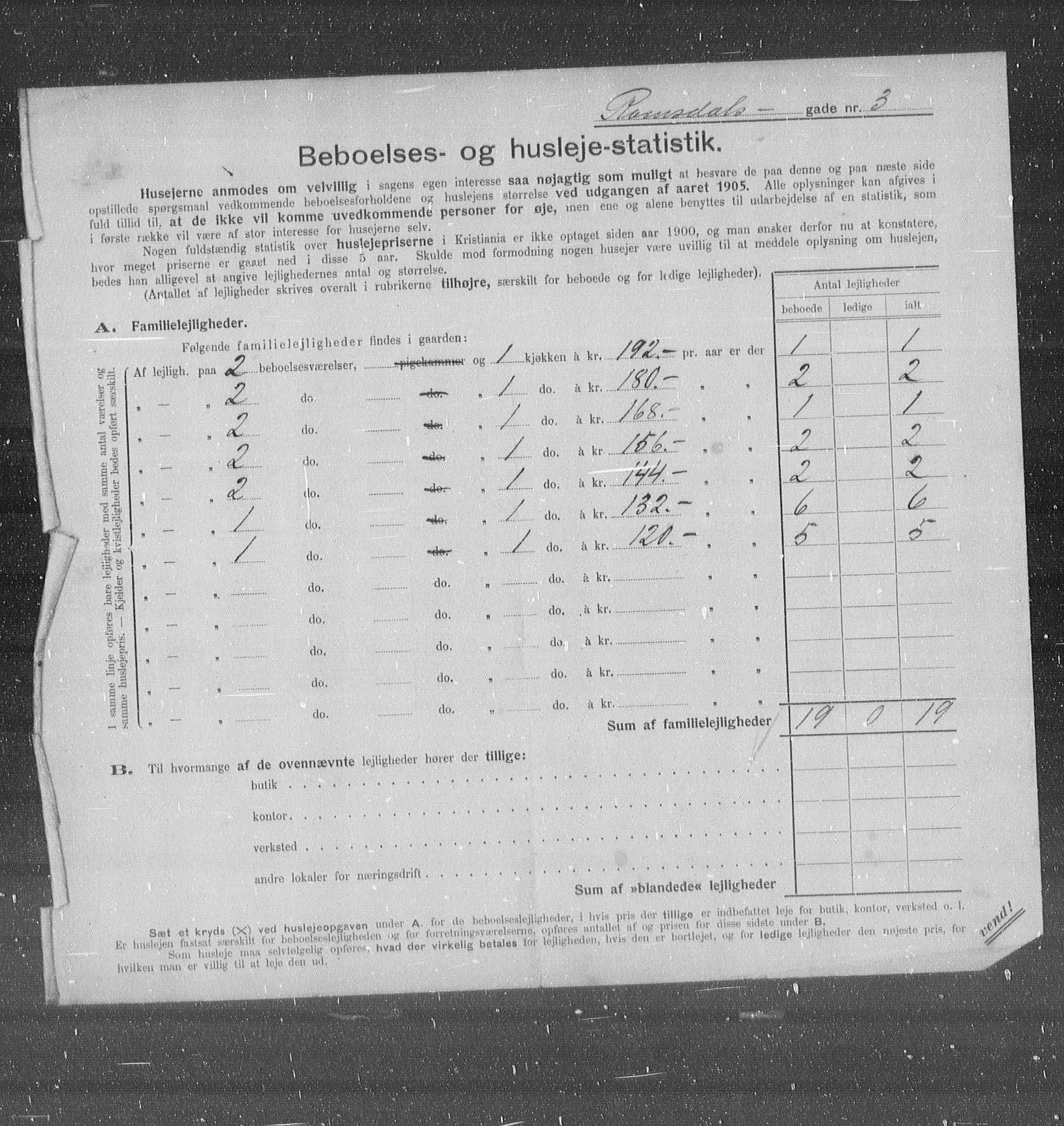 OBA, Municipal Census 1905 for Kristiania, 1905, p. 43816