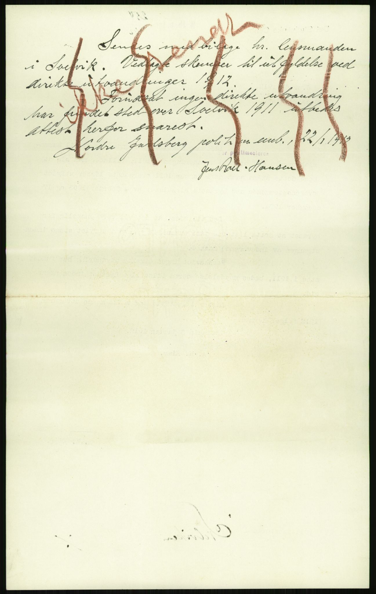 Nord-Jarlsberg politikammer, AV/SAKO-A-739/I/Ia/Iab/L0001: Emigrantprotokoll, 1912-1918, p. 114