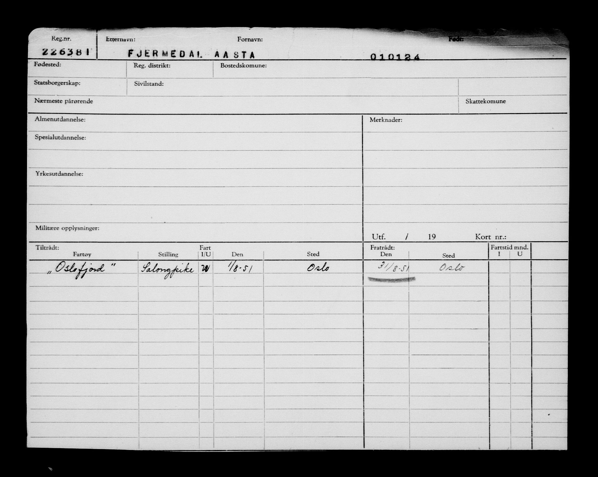 Direktoratet for sjømenn, AV/RA-S-3545/G/Gb/L0226: Hovedkort, 1923-1924, p. 254