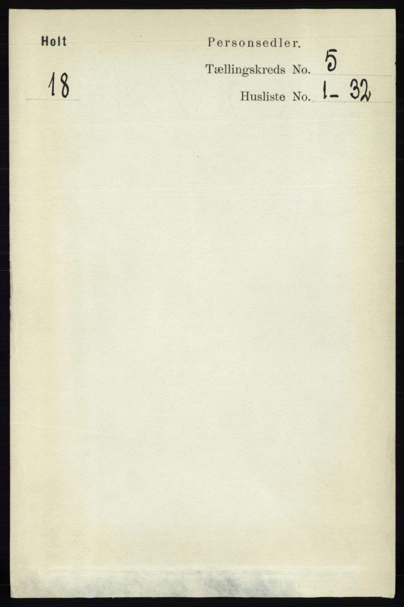 RA, 1891 census for 0914 Holt, 1891, p. 2331