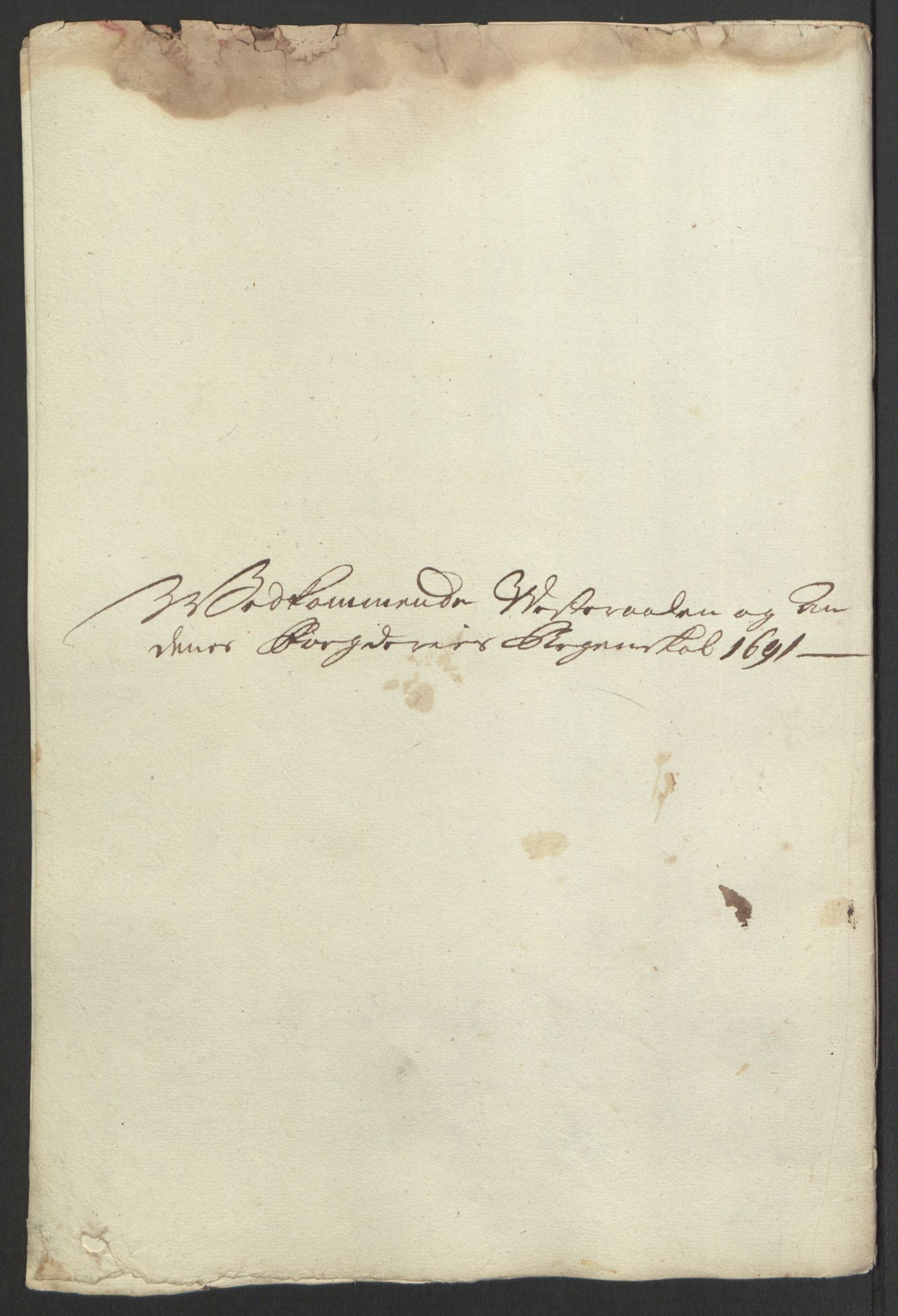 Rentekammeret inntil 1814, Reviderte regnskaper, Fogderegnskap, AV/RA-EA-4092/R67/L4676: Fogderegnskap Vesterålen, Andenes og Lofoten, 1691-1693, p. 37