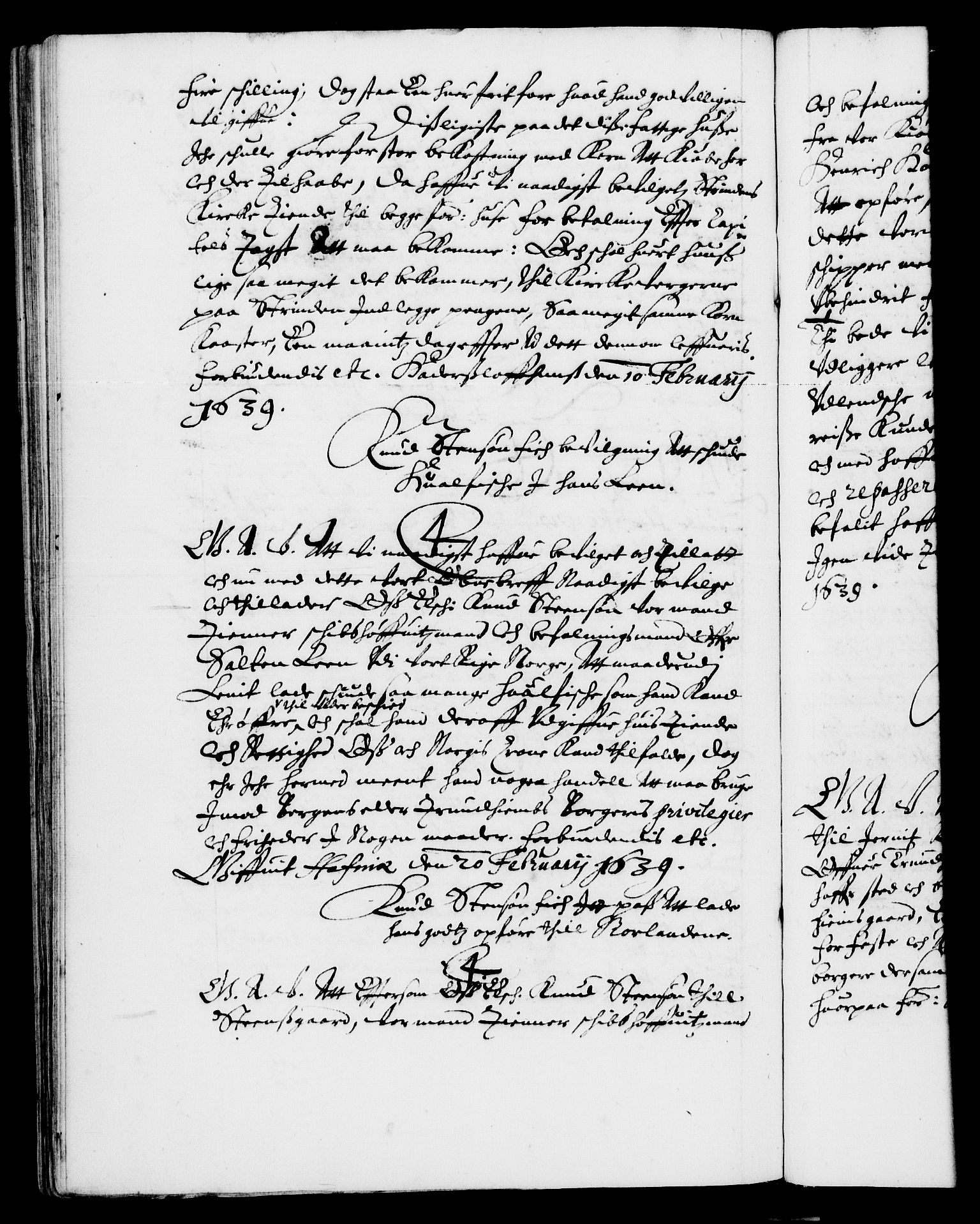 Danske Kanselli 1572-1799, RA/EA-3023/F/Fc/Fca/Fcaa/L0006: Norske registre (mikrofilm), 1637-1642, p. 106b