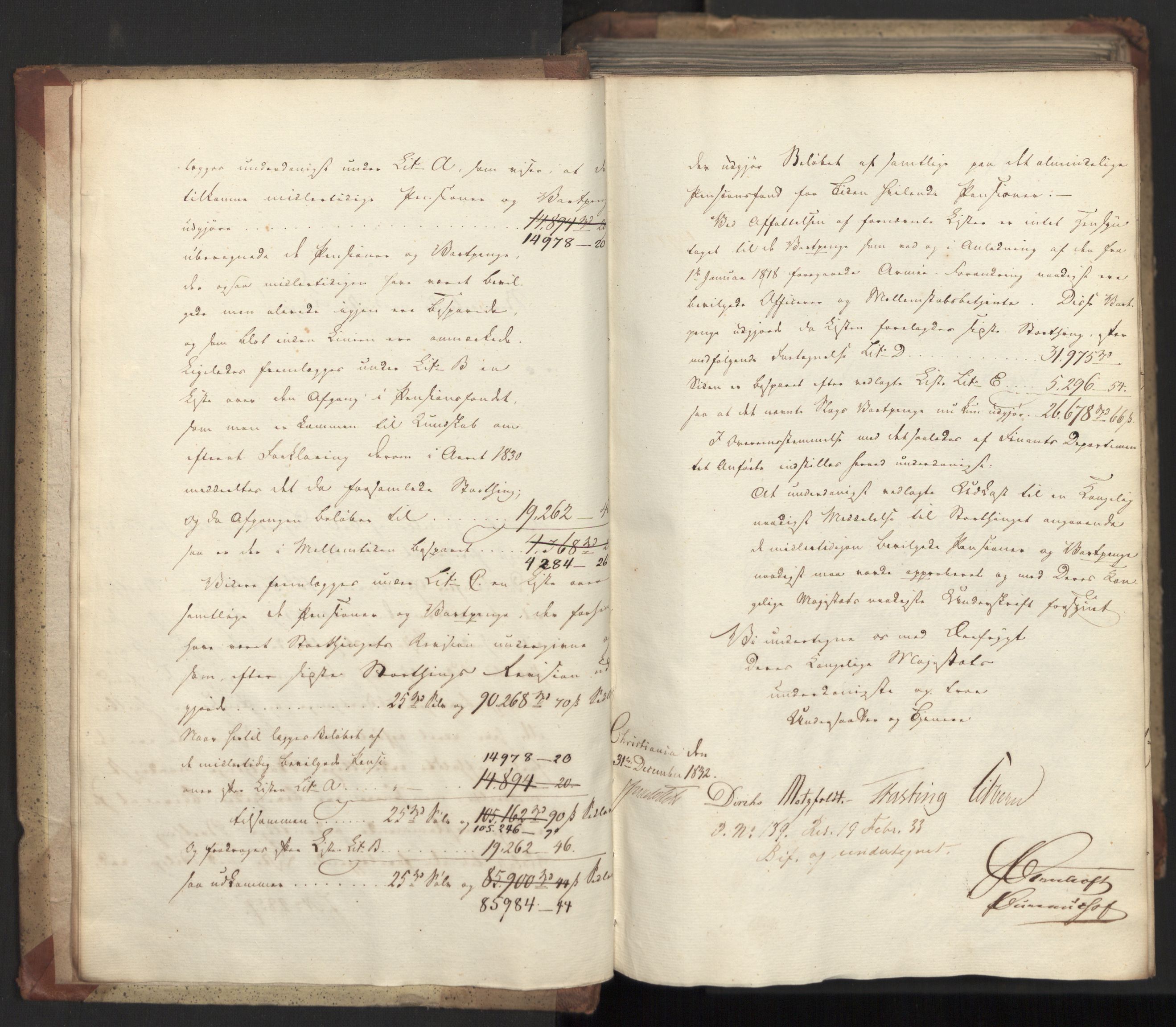 Statsrådsavdelingen i Stockholm, AV/RA-S-1003/D/Da/L0082: Regjeringsinnstillinger nr. 2858-2979, 1833, p. 6