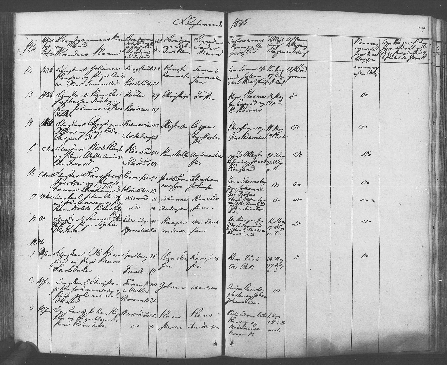 Ås prestekontor Kirkebøker, AV/SAO-A-10894/F/Fa/L0006: Parish register (official) no. I 6, 1841-1853, p. 338-339