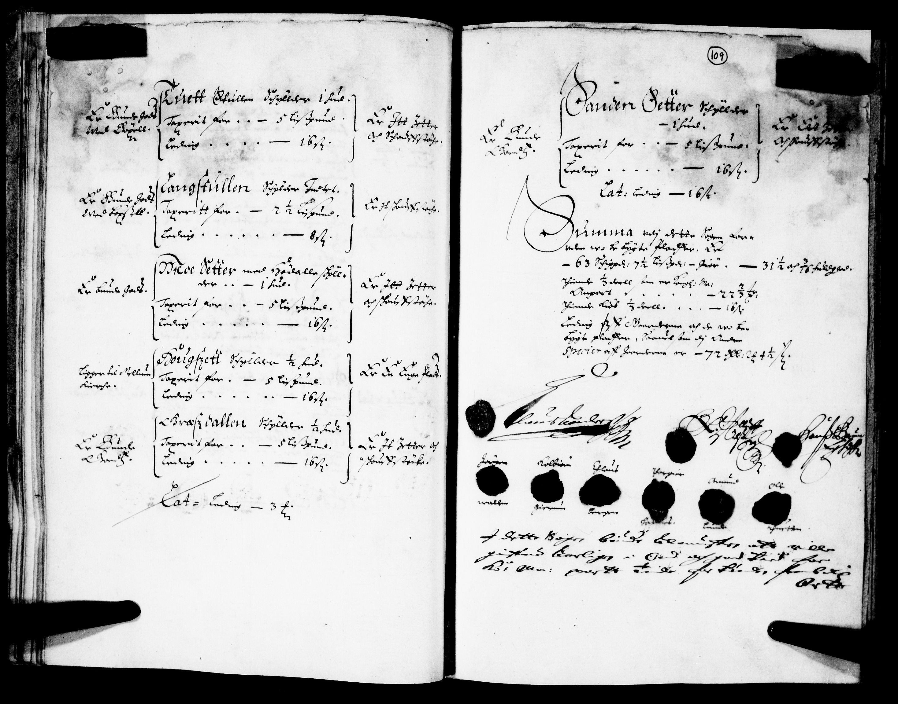 Rentekammeret inntil 1814, Realistisk ordnet avdeling, AV/RA-EA-4070/N/Nb/Nba/L0026: Nedre og Øvre Telemark fogderi, 1667, p. 108b-109a