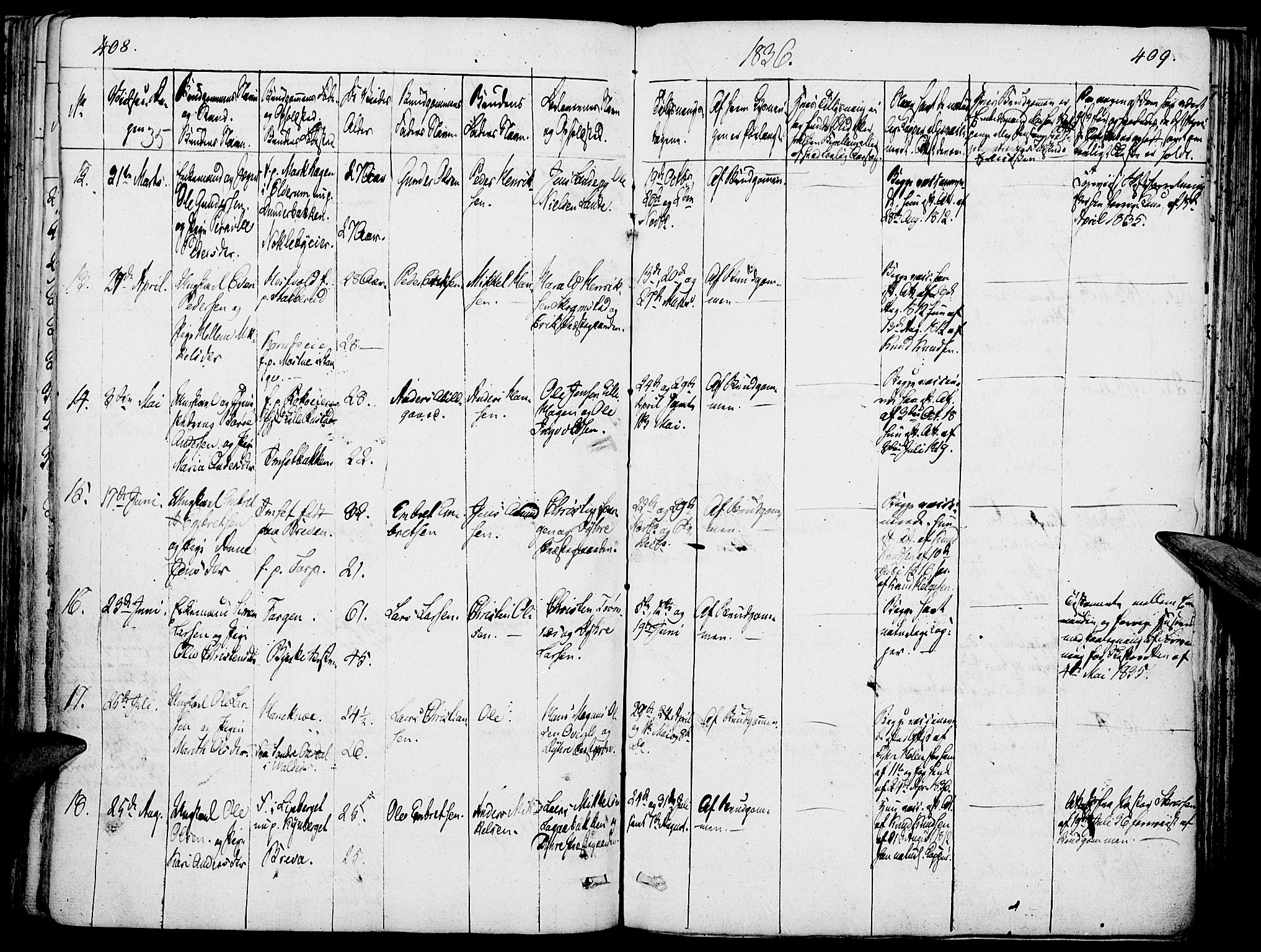 Løten prestekontor, AV/SAH-PREST-022/K/Ka/L0006: Parish register (official) no. 6, 1832-1849, p. 408-409