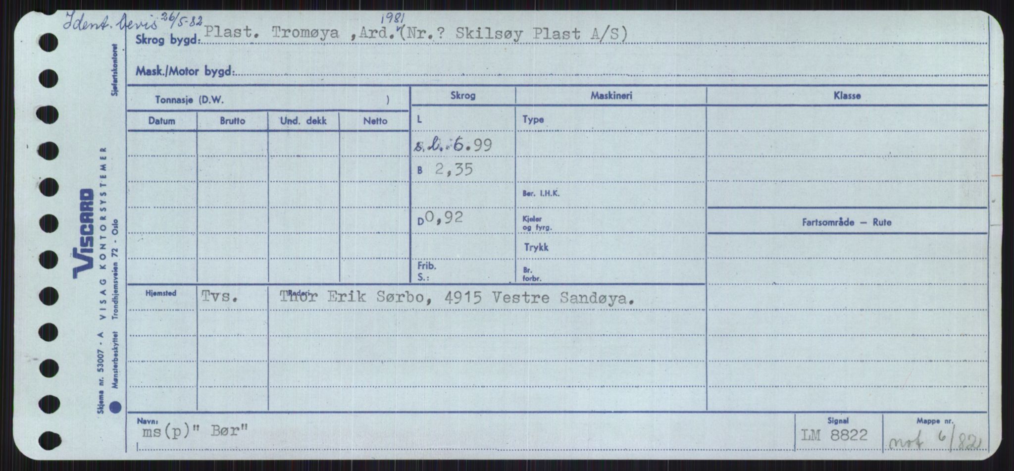 Sjøfartsdirektoratet med forløpere, Skipsmålingen, AV/RA-S-1627/H/Ha/L0001/0002: Fartøy, A-Eig / Fartøy Bjør-Eig, p. 475