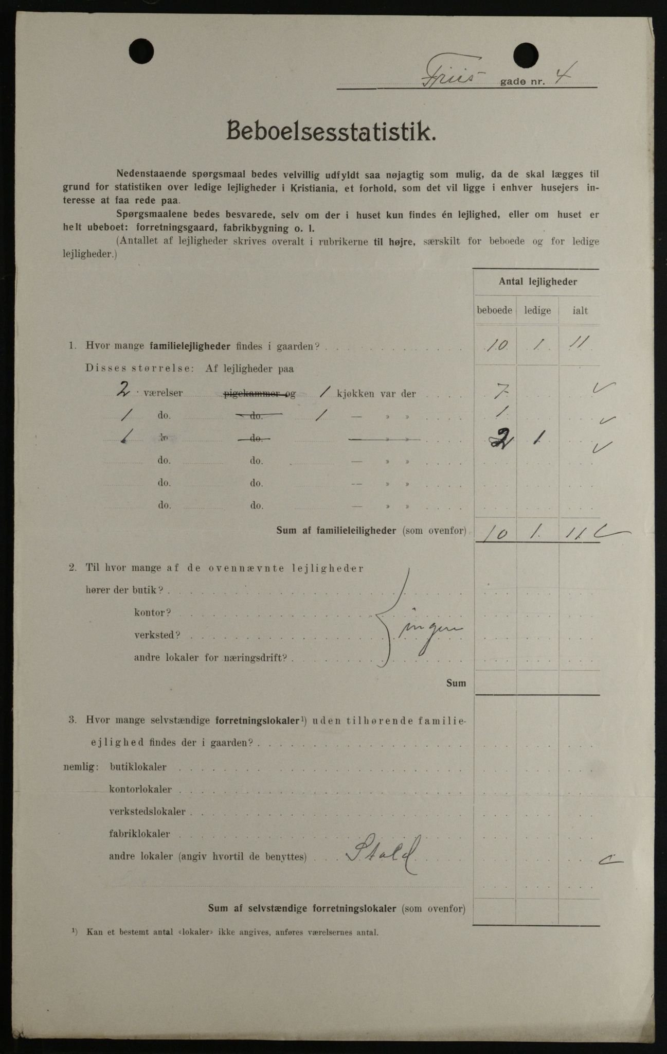 OBA, Municipal Census 1908 for Kristiania, 1908, p. 24306