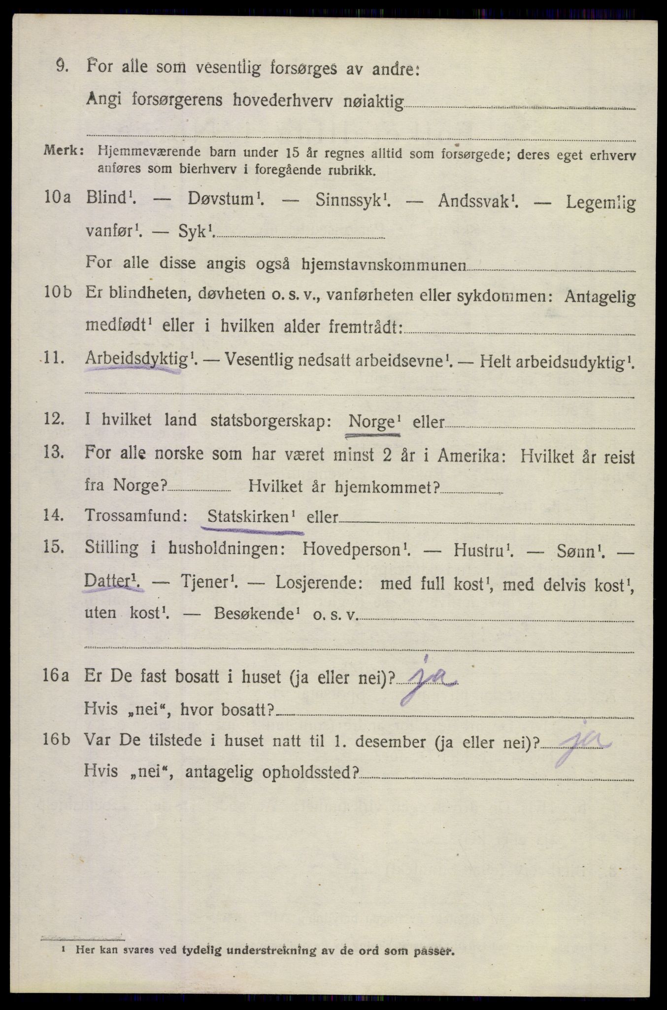 SAKO, 1920 census for Sande, 1920, p. 6139