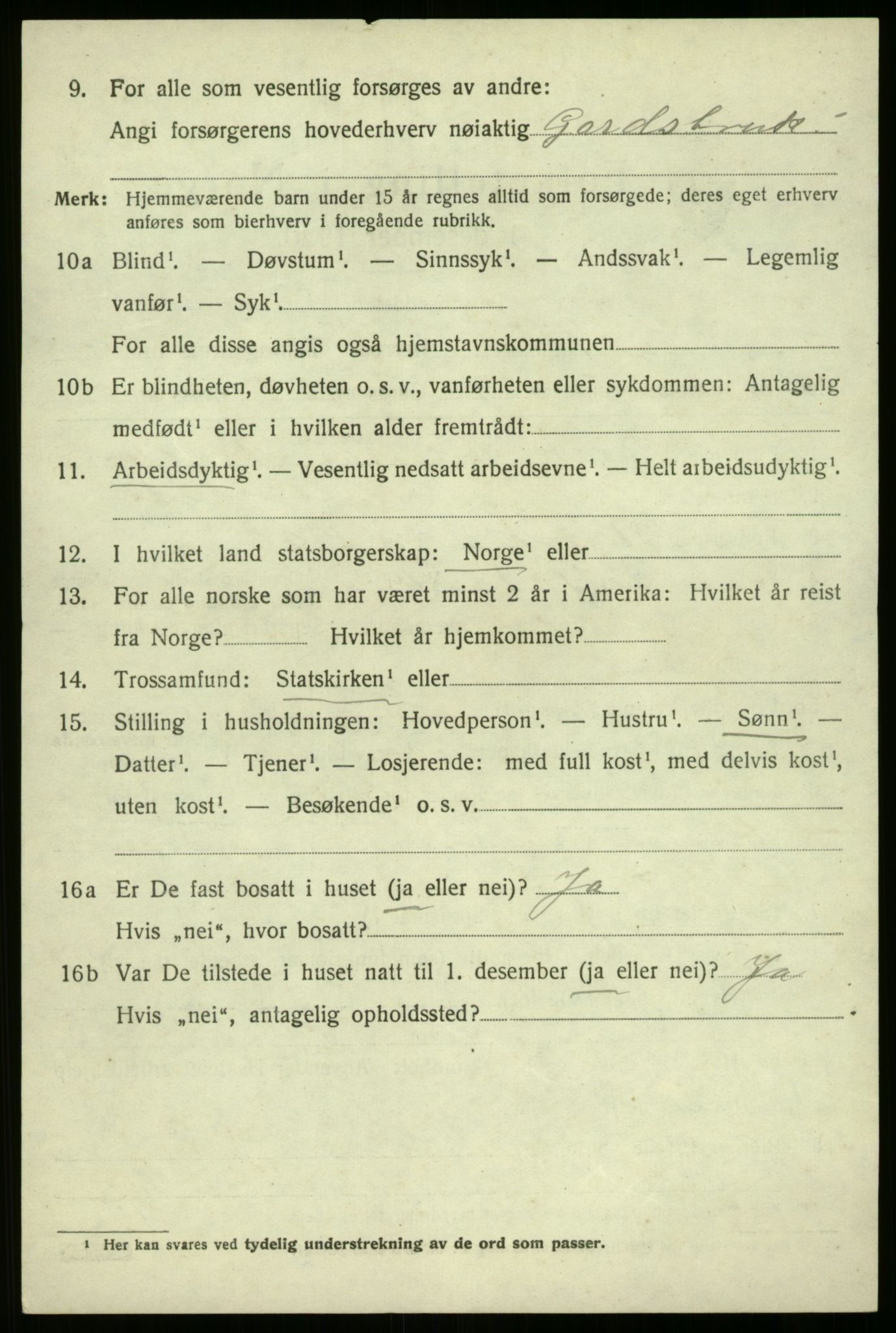 SAB, 1920 census for Luster, 1920, p. 5369