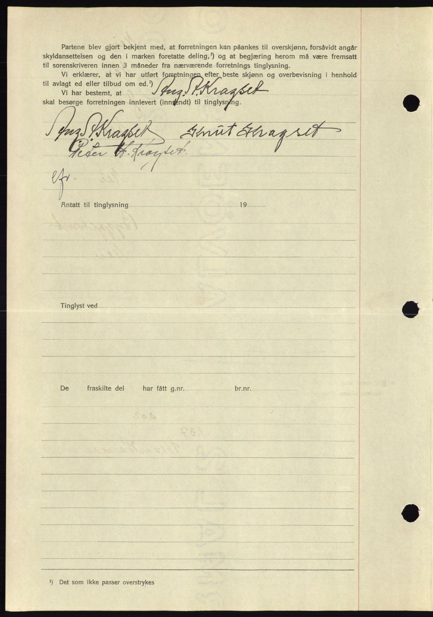 Søre Sunnmøre sorenskriveri, AV/SAT-A-4122/1/2/2C/L0078: Mortgage book no. 4A, 1946-1946, Diary no: : 606/1946