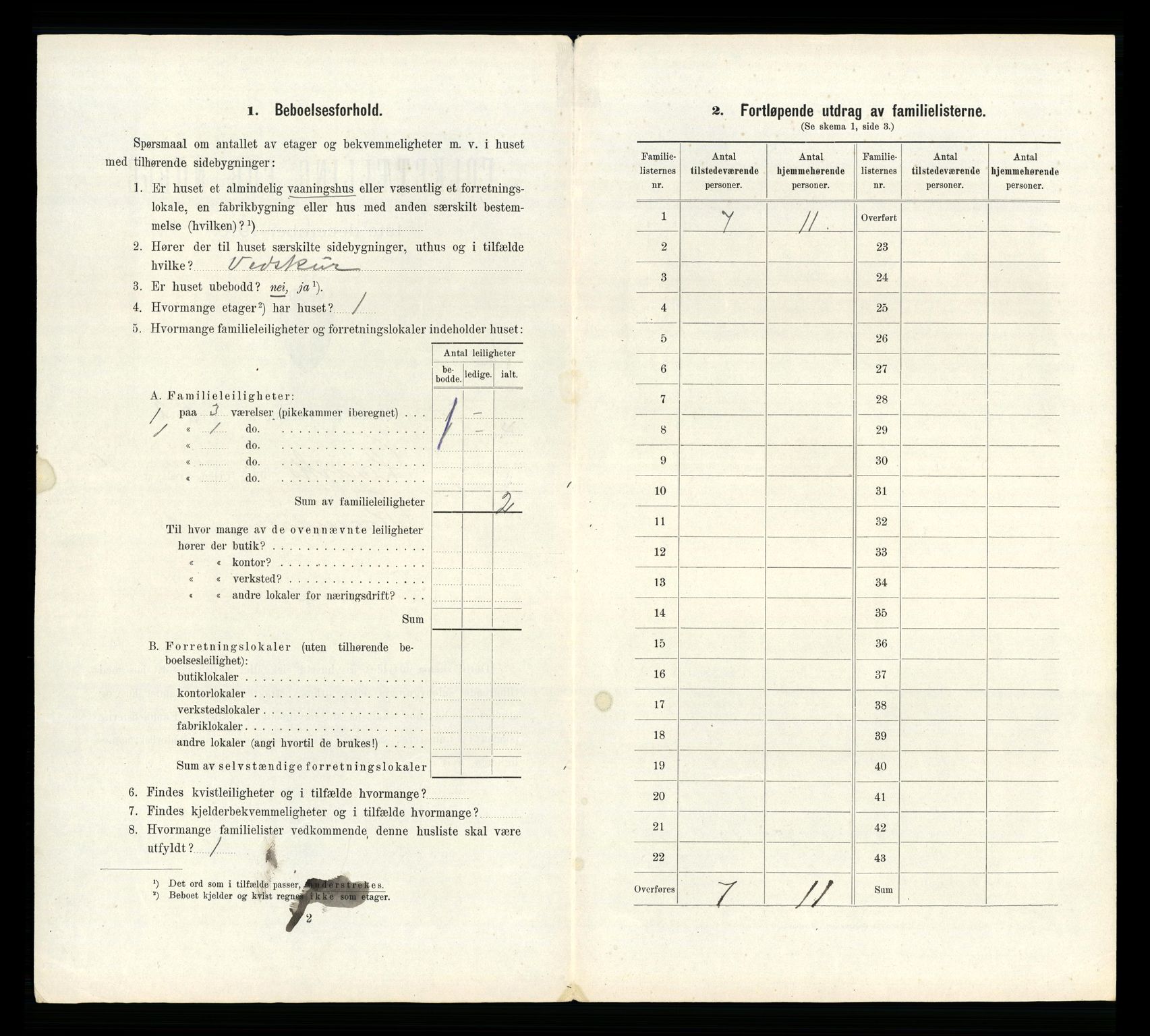 RA, 1910 census for Larvik, 1910, p. 6296