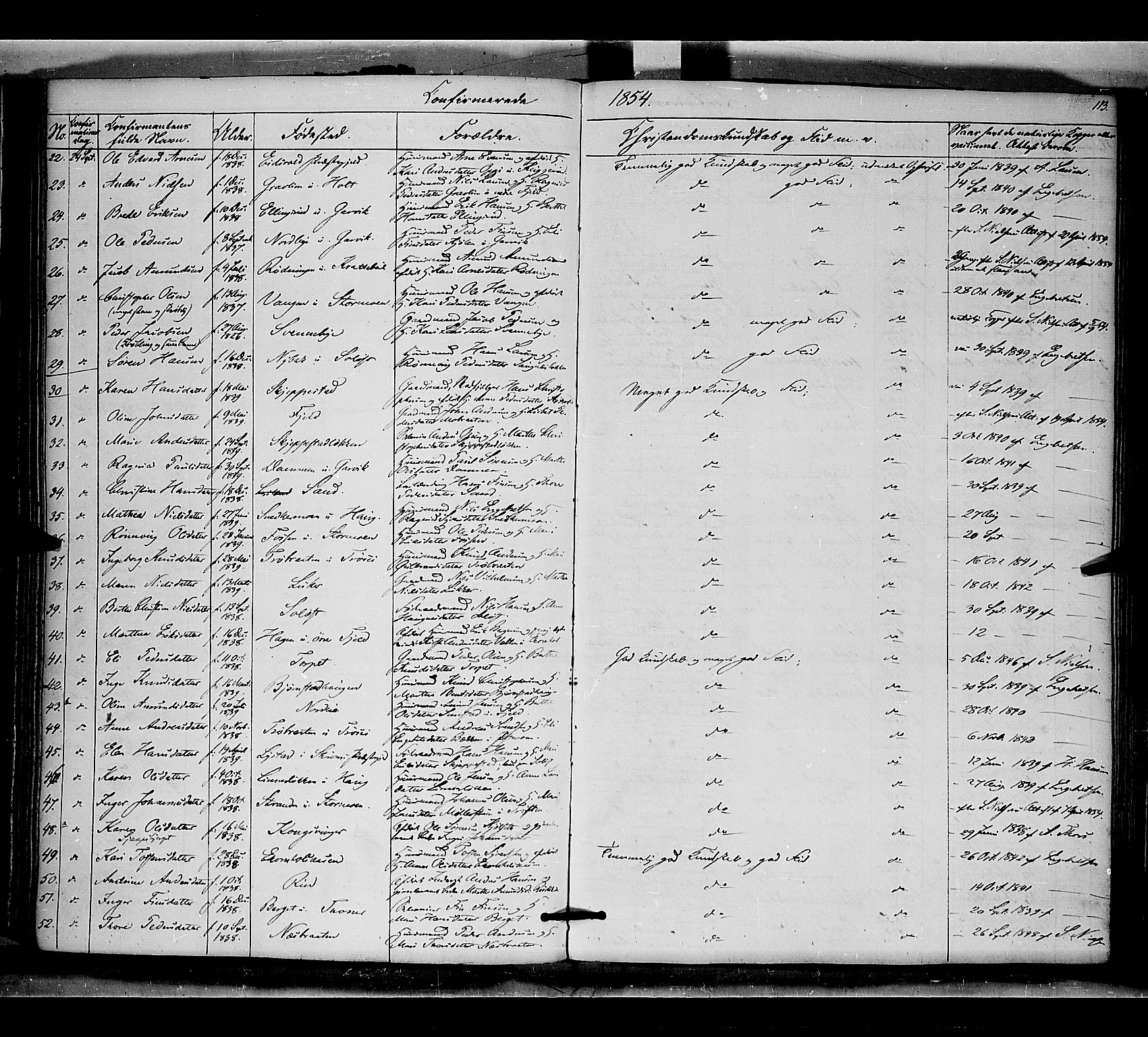 Nord-Odal prestekontor, SAH/PREST-032/H/Ha/Haa/L0003: Parish register (official) no. 3, 1851-1865, p. 113