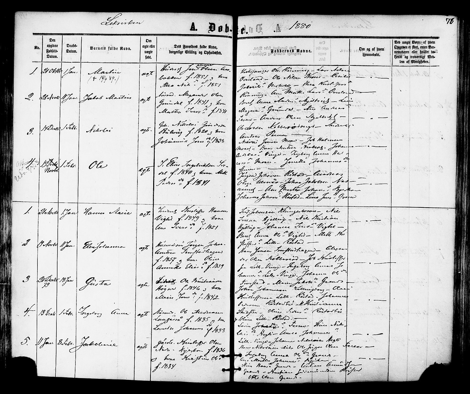 Ministerialprotokoller, klokkerbøker og fødselsregistre - Nord-Trøndelag, SAT/A-1458/701/L0009: Parish register (official) no. 701A09 /1, 1864-1882, p. 78
