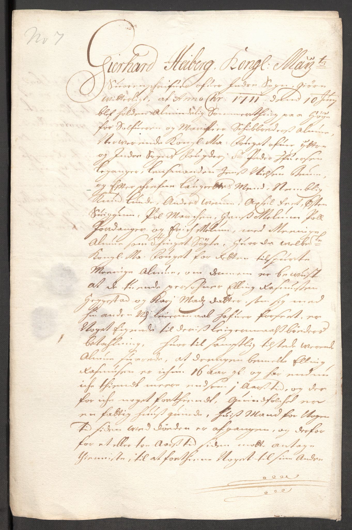 Rentekammeret inntil 1814, Reviderte regnskaper, Fogderegnskap, AV/RA-EA-4092/R52/L3317: Fogderegnskap Sogn, 1711, p. 191