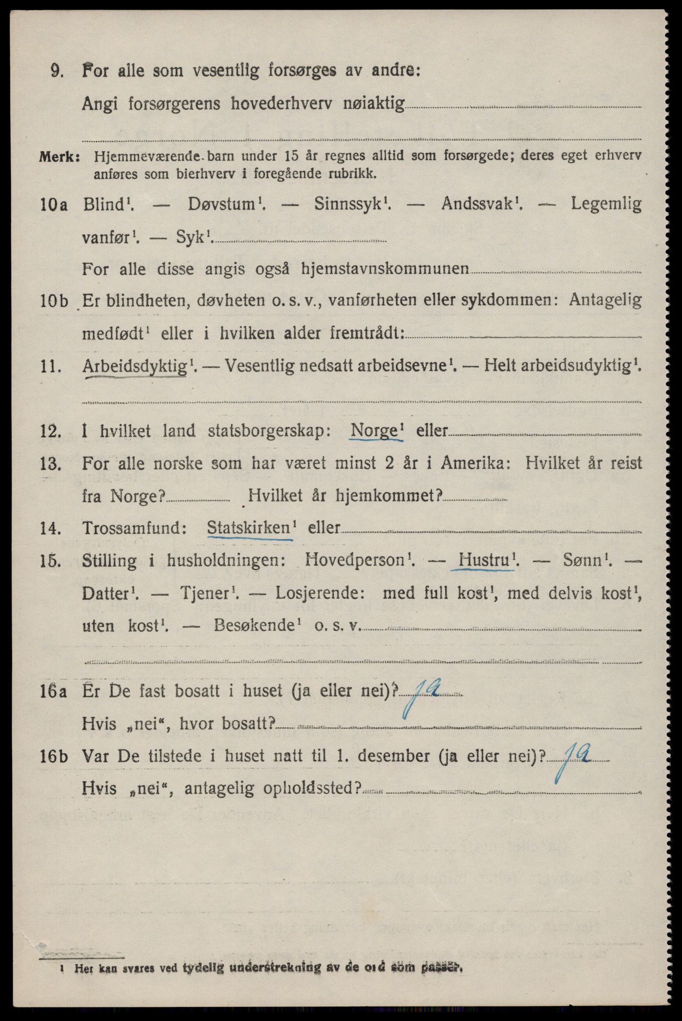 SAST, 1920 census for Vikedal, 1920, p. 3772