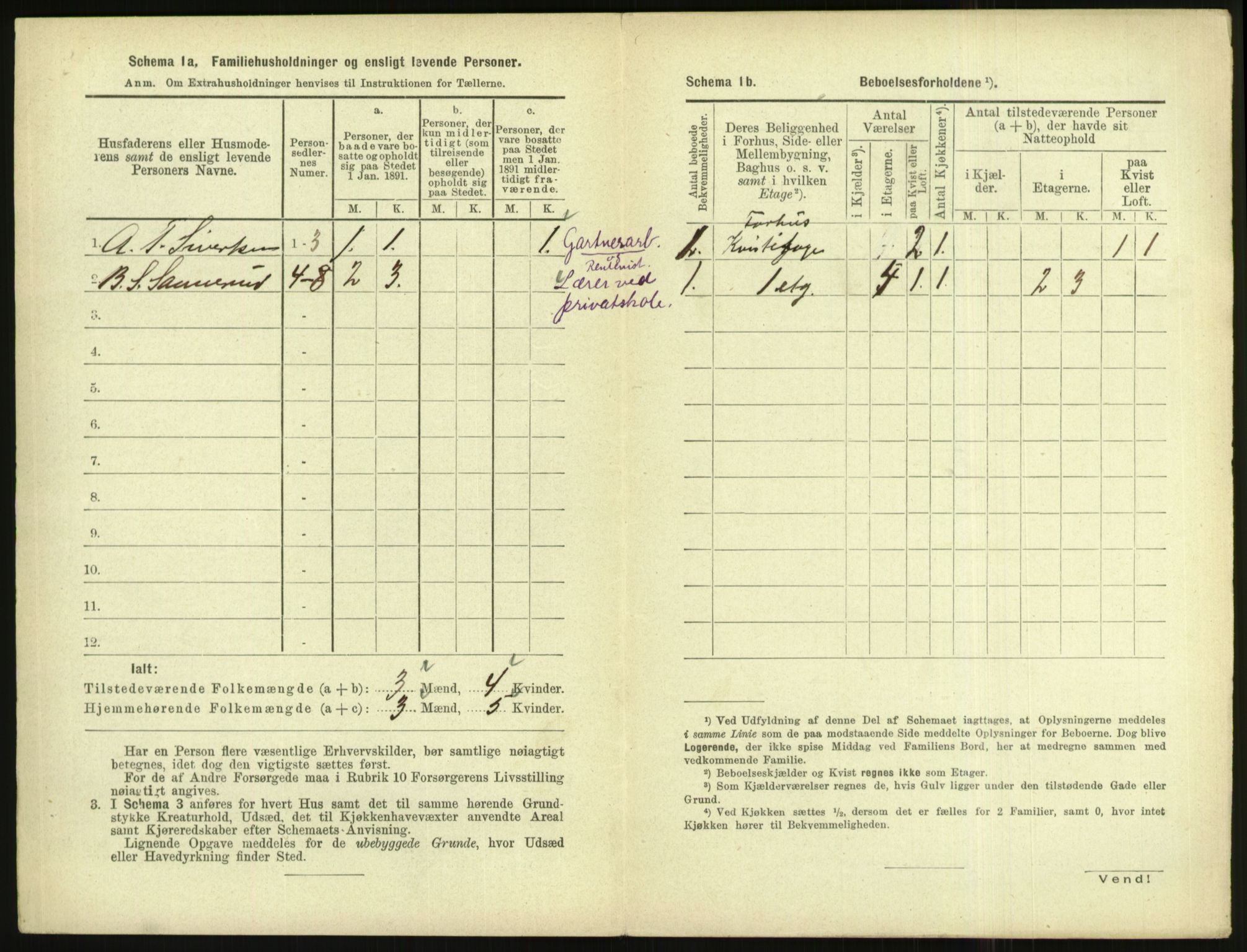 RA, 1891 census for 1004 Flekkefjord, 1891, p. 545