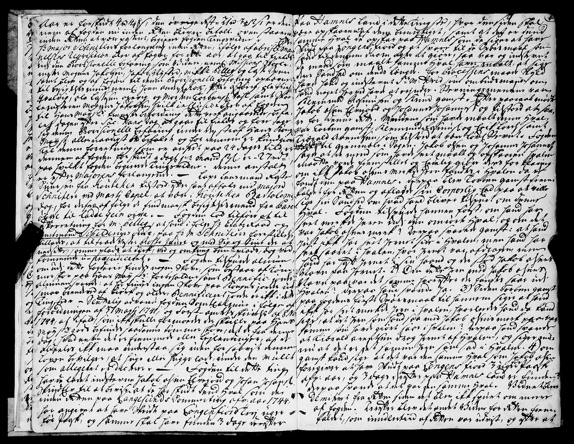 Senja og Tromsø sorenskriveri , SATØ/SATØ-31/F/Fa/L0048: Justisprotokoller/tingbøker, 1745-1760, p. 3b-4a