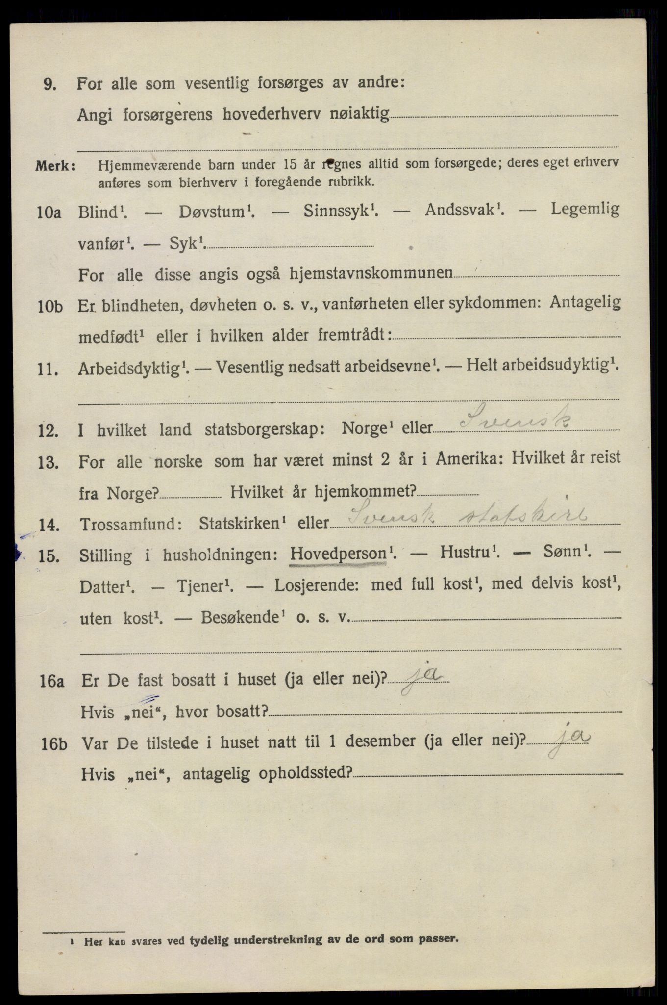 SAO, 1920 census for Vestby, 1920, p. 6370