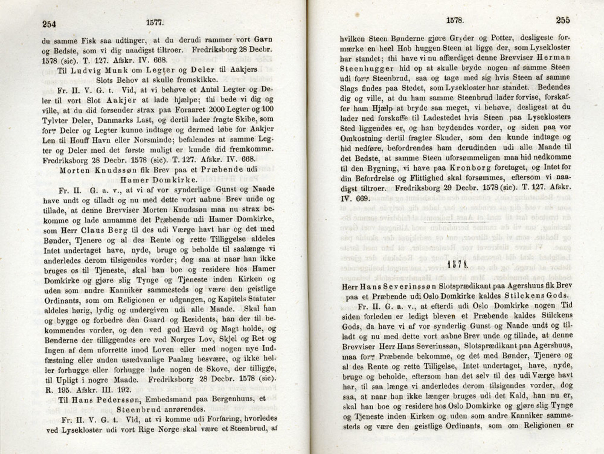 Publikasjoner utgitt av Det Norske Historiske Kildeskriftfond, PUBL/-/-/-: Norske Rigs-Registranter, bind 2, 1572-1588, p. 254-255