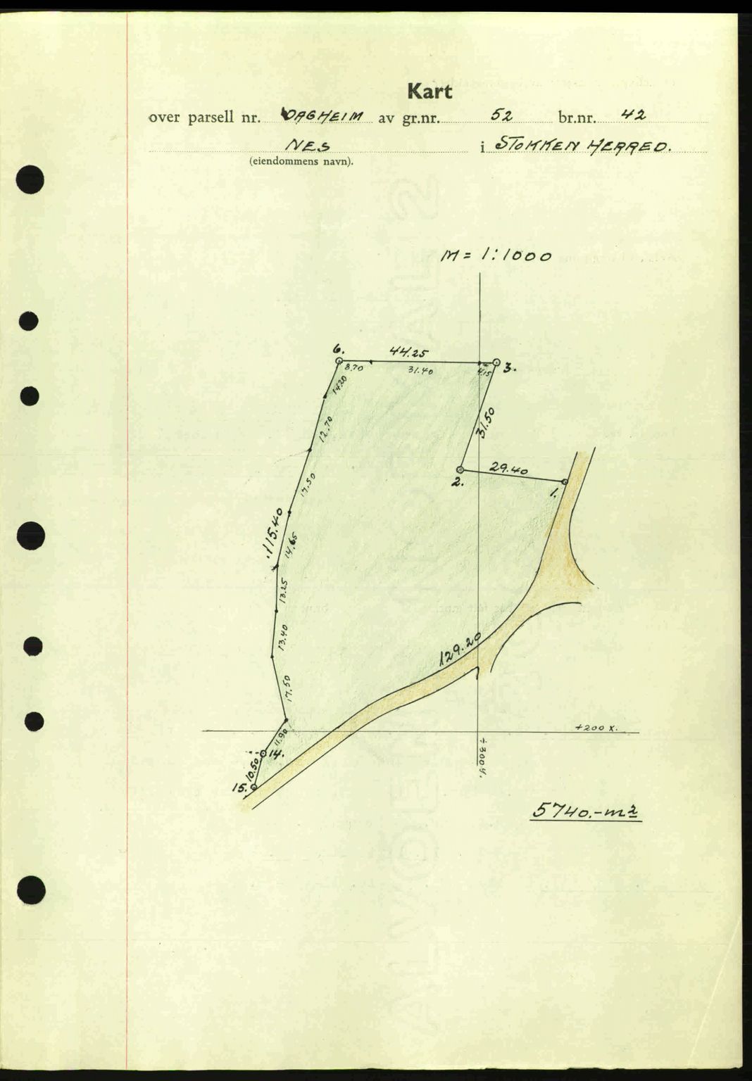 Nedenes sorenskriveri, AV/SAK-1221-0006/G/Gb/Gba/L0052: Mortgage book no. A6a, 1944-1945, Diary no: : 808/1944