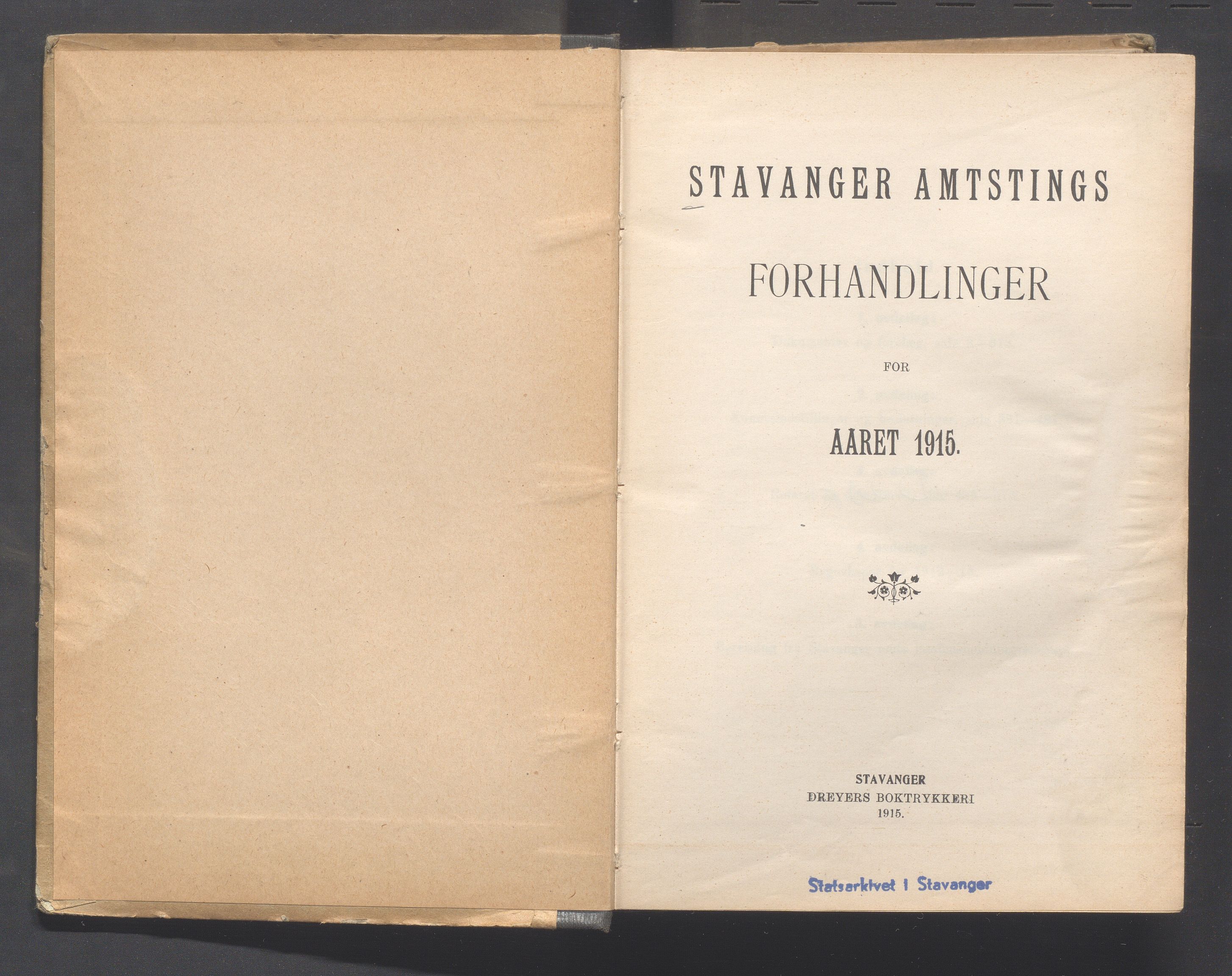 Rogaland fylkeskommune - Fylkesrådmannen , IKAR/A-900/A, 1915, p. 2