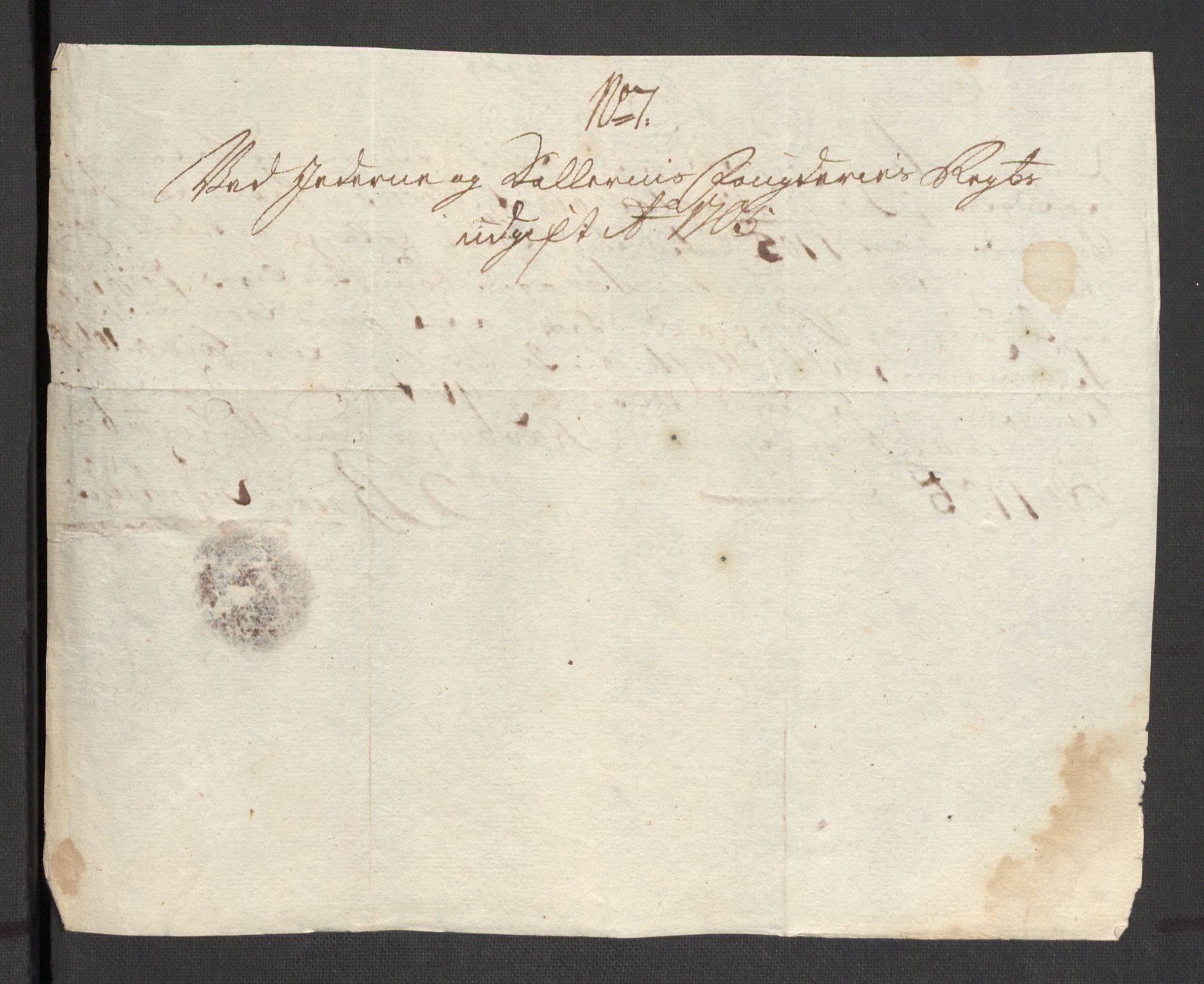 Rentekammeret inntil 1814, Reviderte regnskaper, Fogderegnskap, RA/EA-4092/R46/L2733: Fogderegnskap Jæren og Dalane, 1705-1708, p. 43